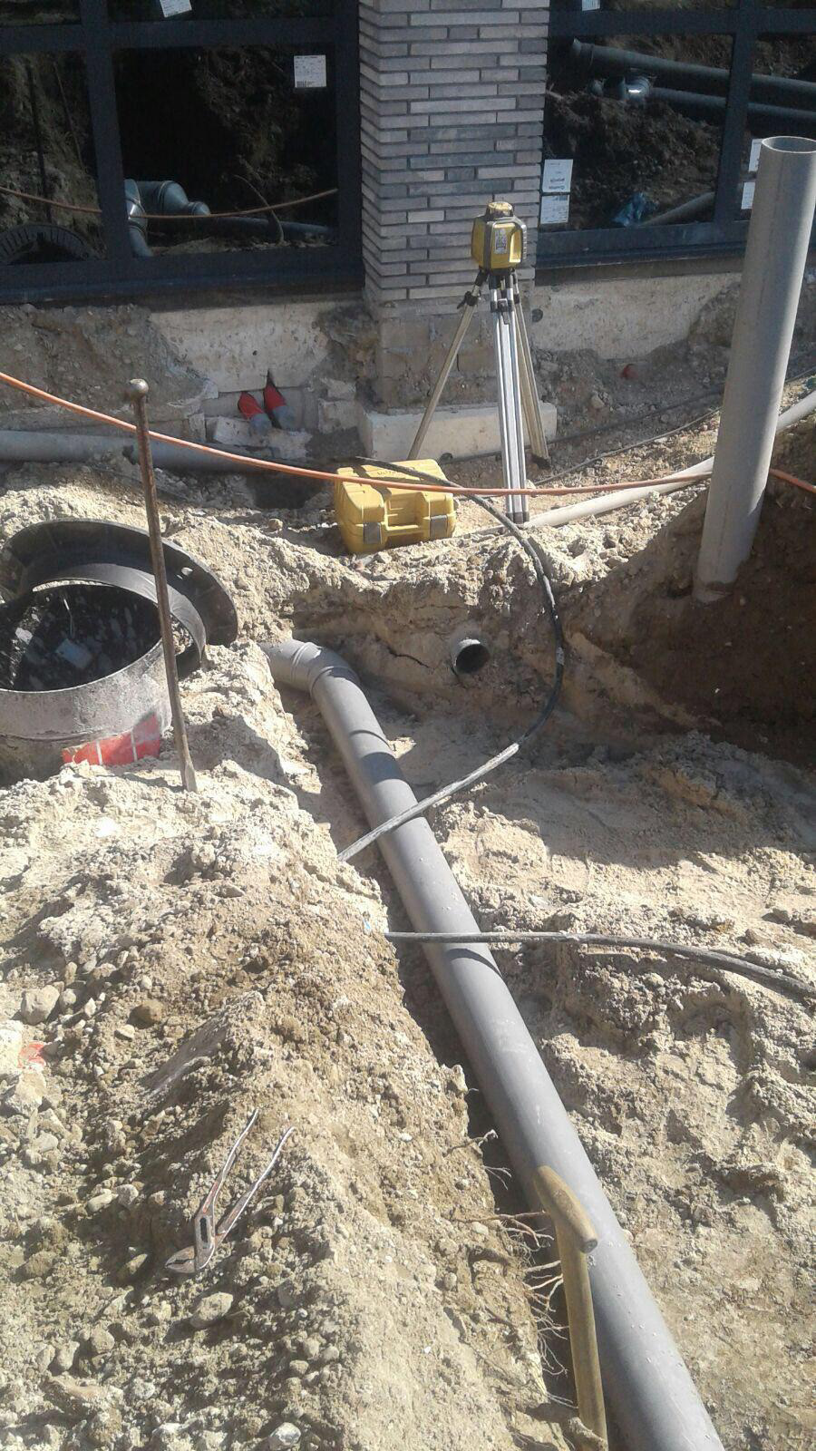 Verhallen Grondverzet rioolwerk