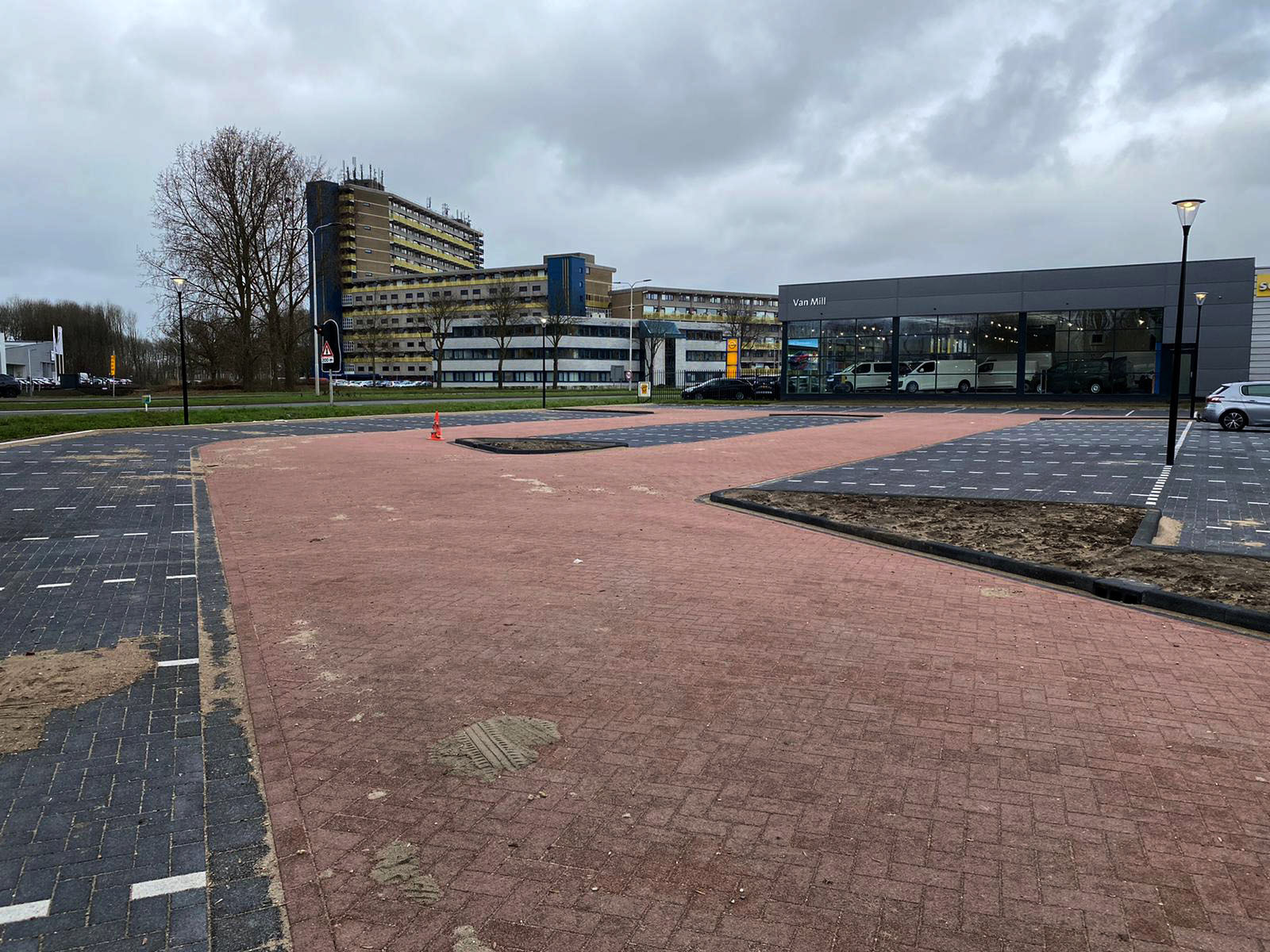 Verhallen Grondverzet straatwerk - parkeerplaats