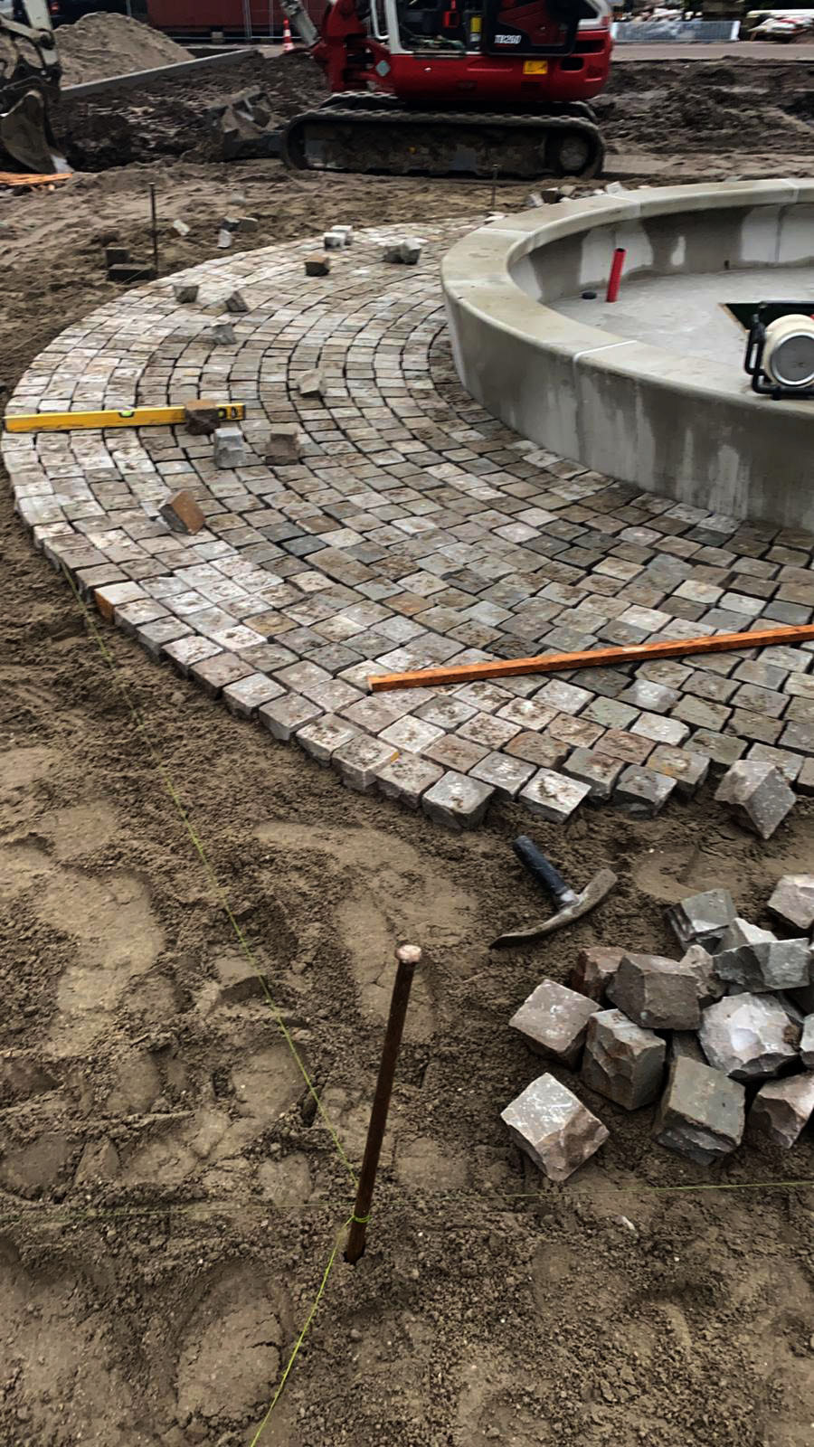 Verhallen Grondverzet straatwerk - parkeerplaats