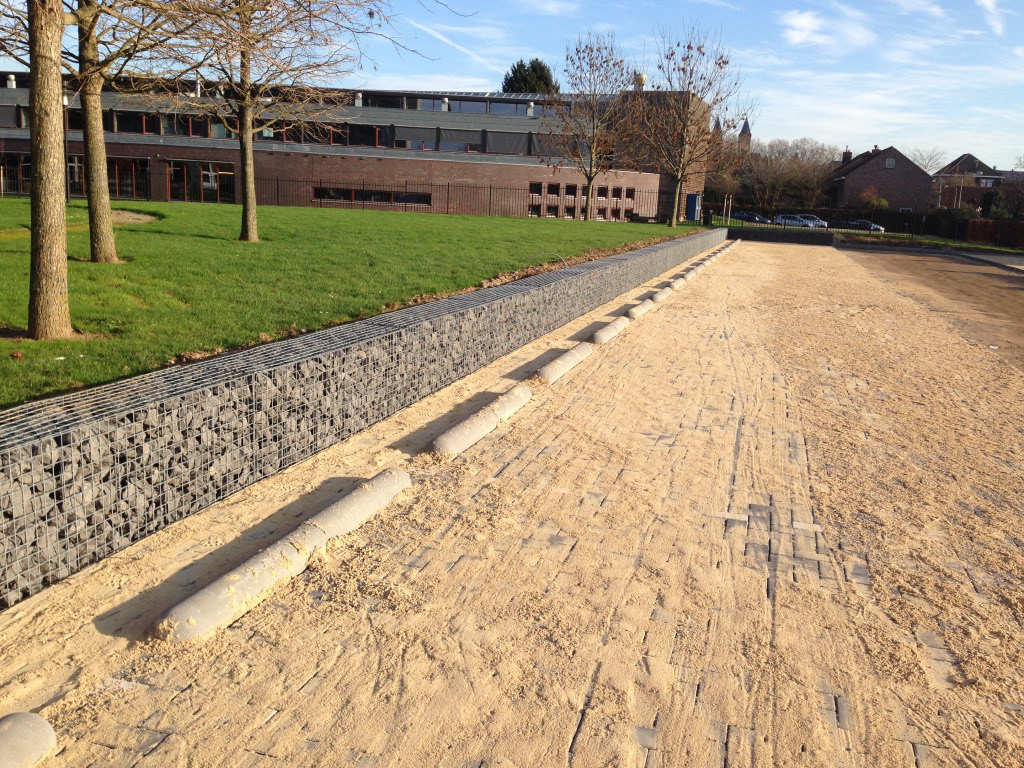 Straatwerk - parkeerplaats