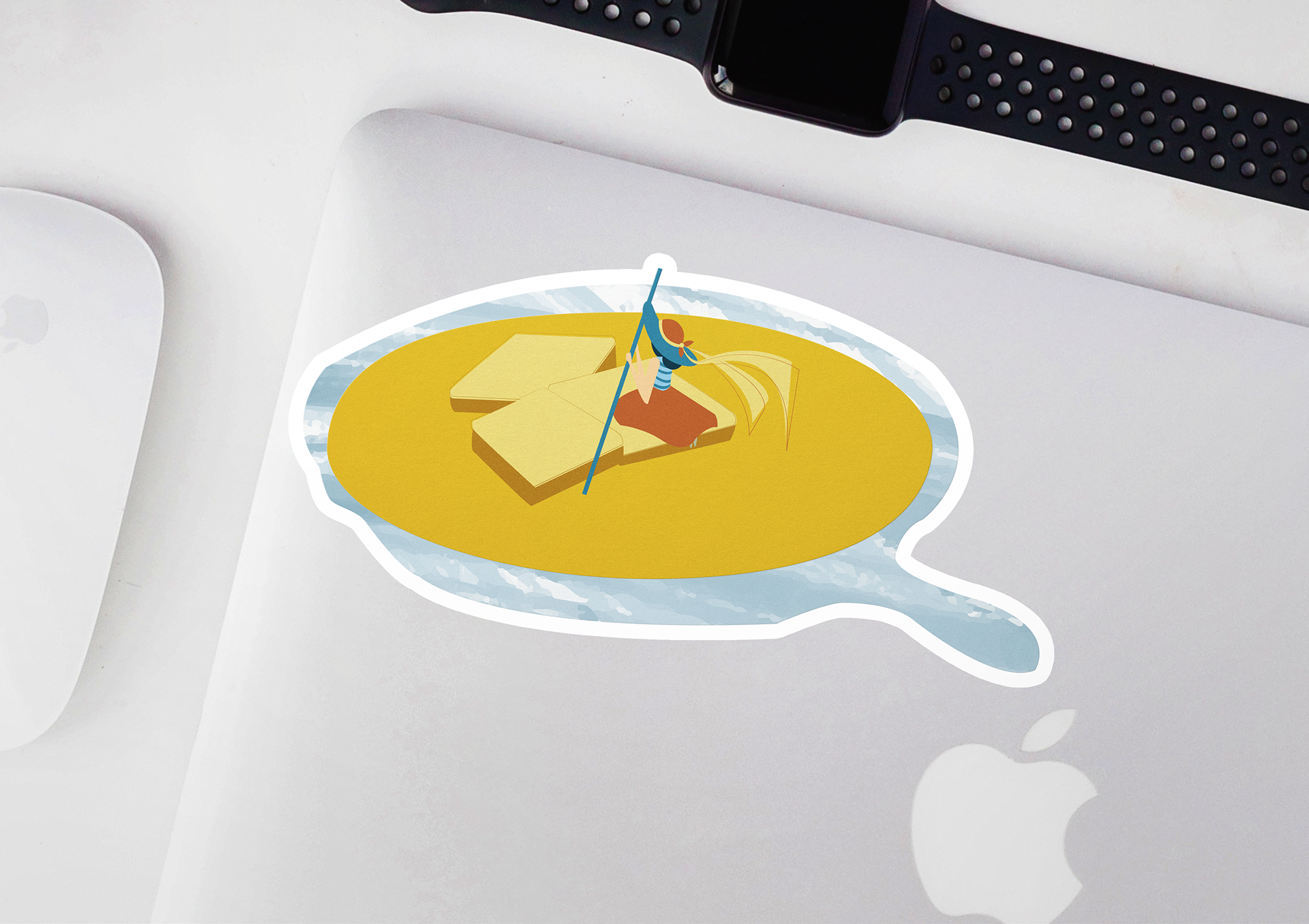 Cornbread Sticker