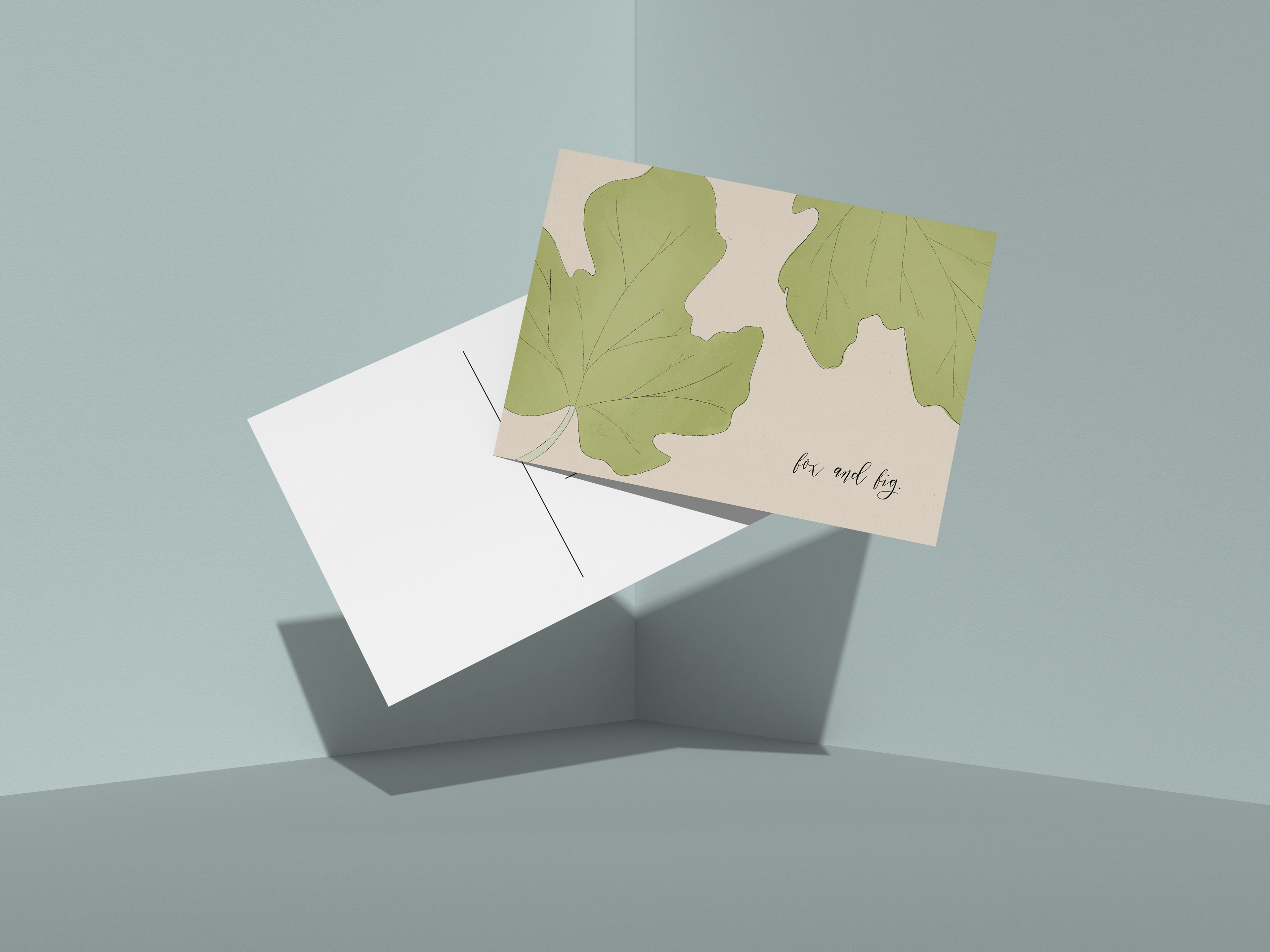 Fig Leaves Postcard