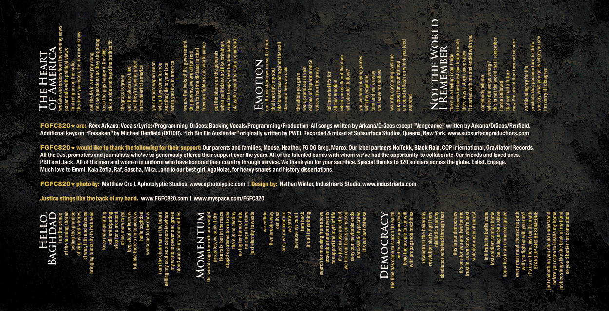 FGFC820★ — Law & Ordnance inside spread