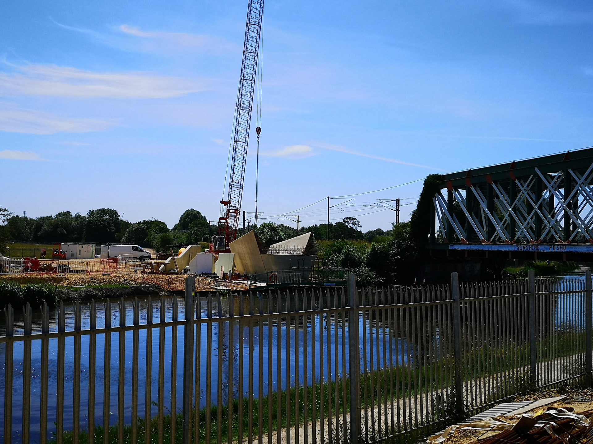 View across the river