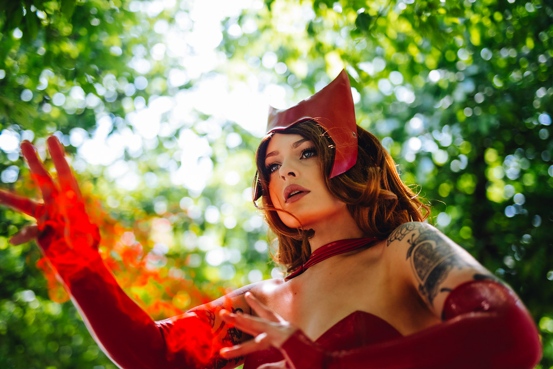@beckahsuicide as Scarlet Witch