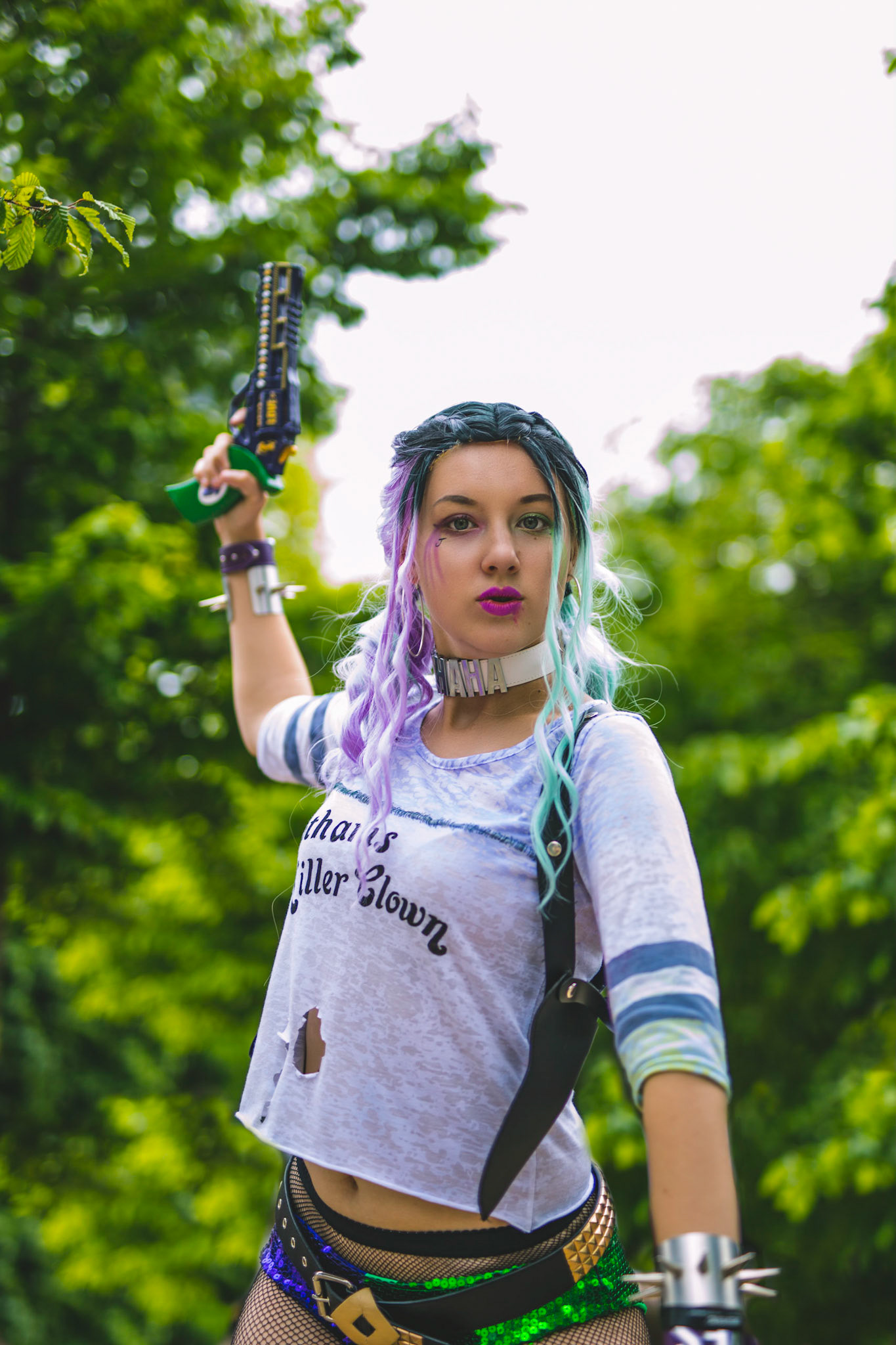 @beci_bombshellcosplay as Joker/Harley Quinn