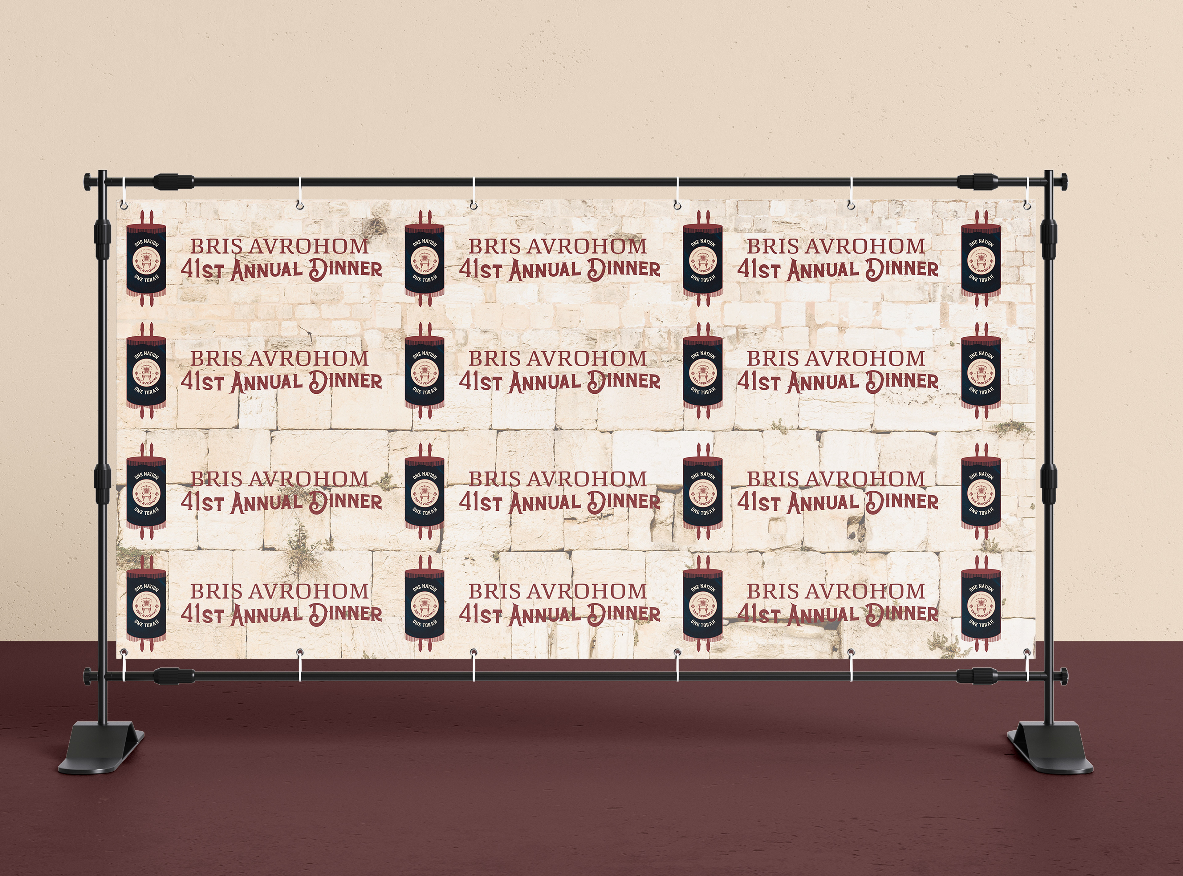 Custom Logo for a Step & Repeat