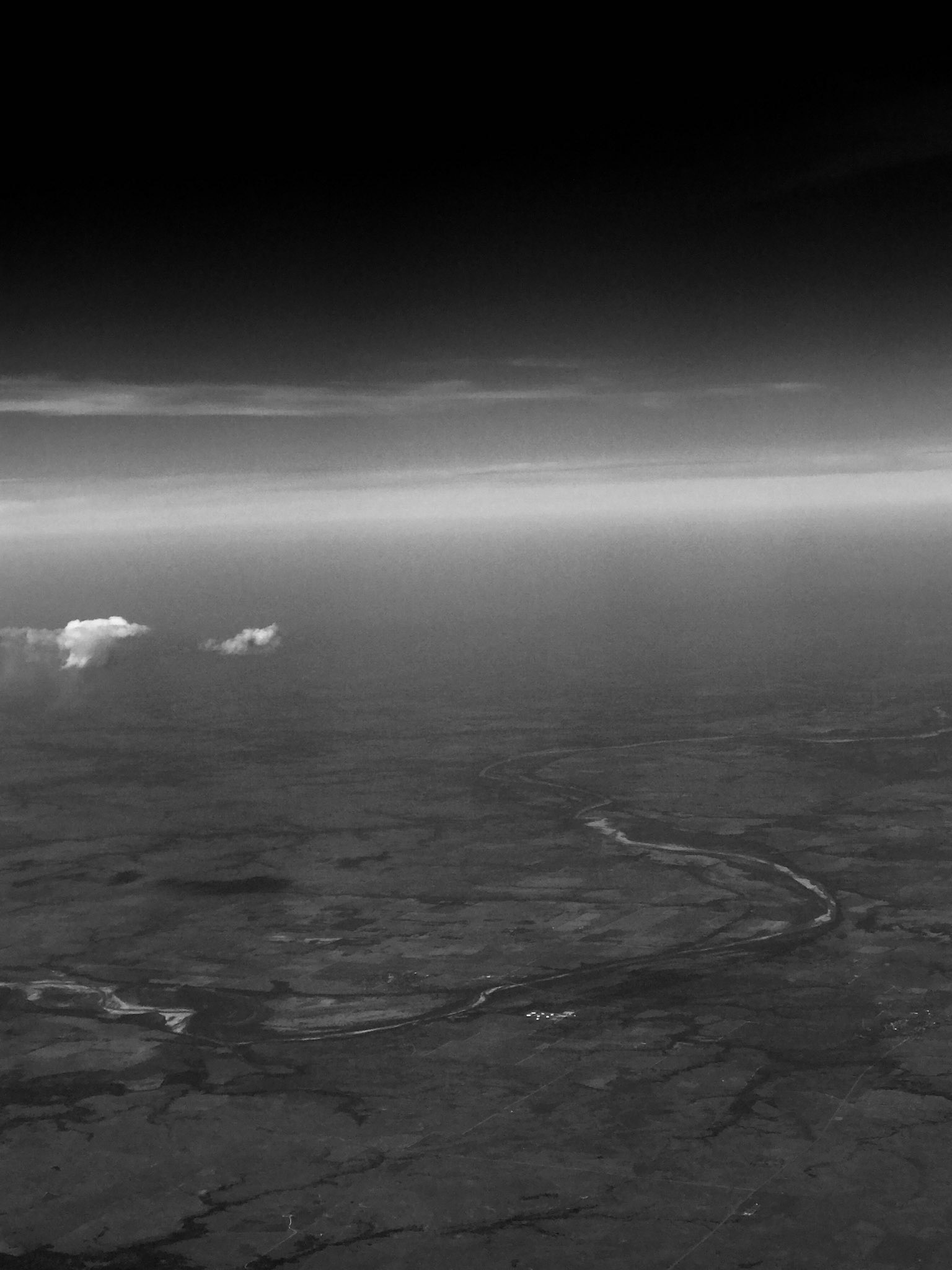 A river runs through it.