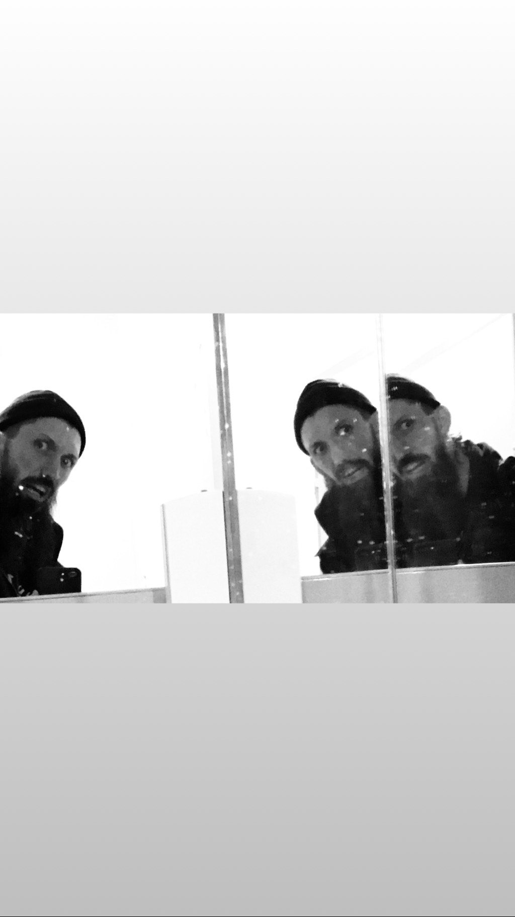 Bathroom reflections.
