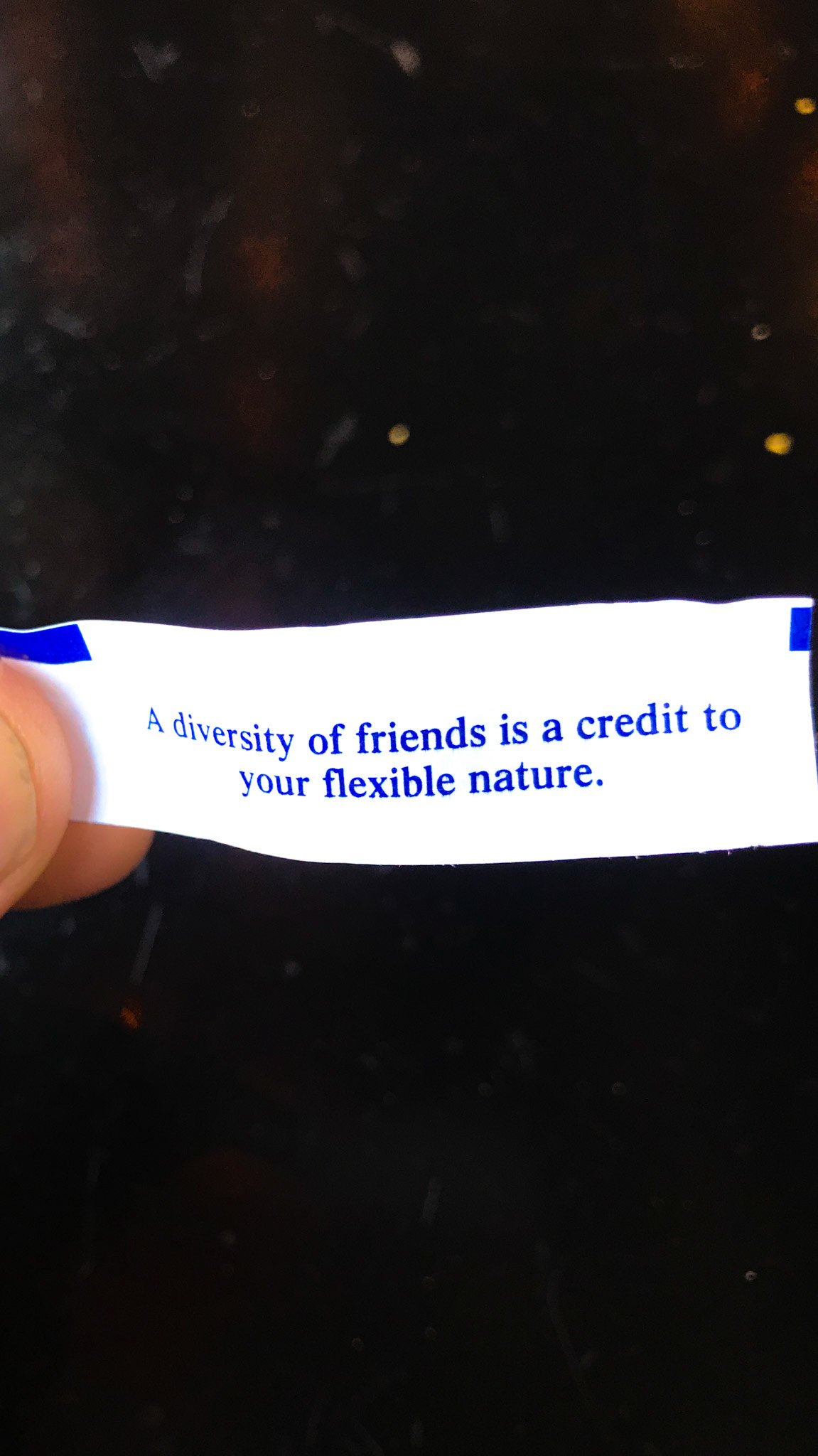 Good fortunes.