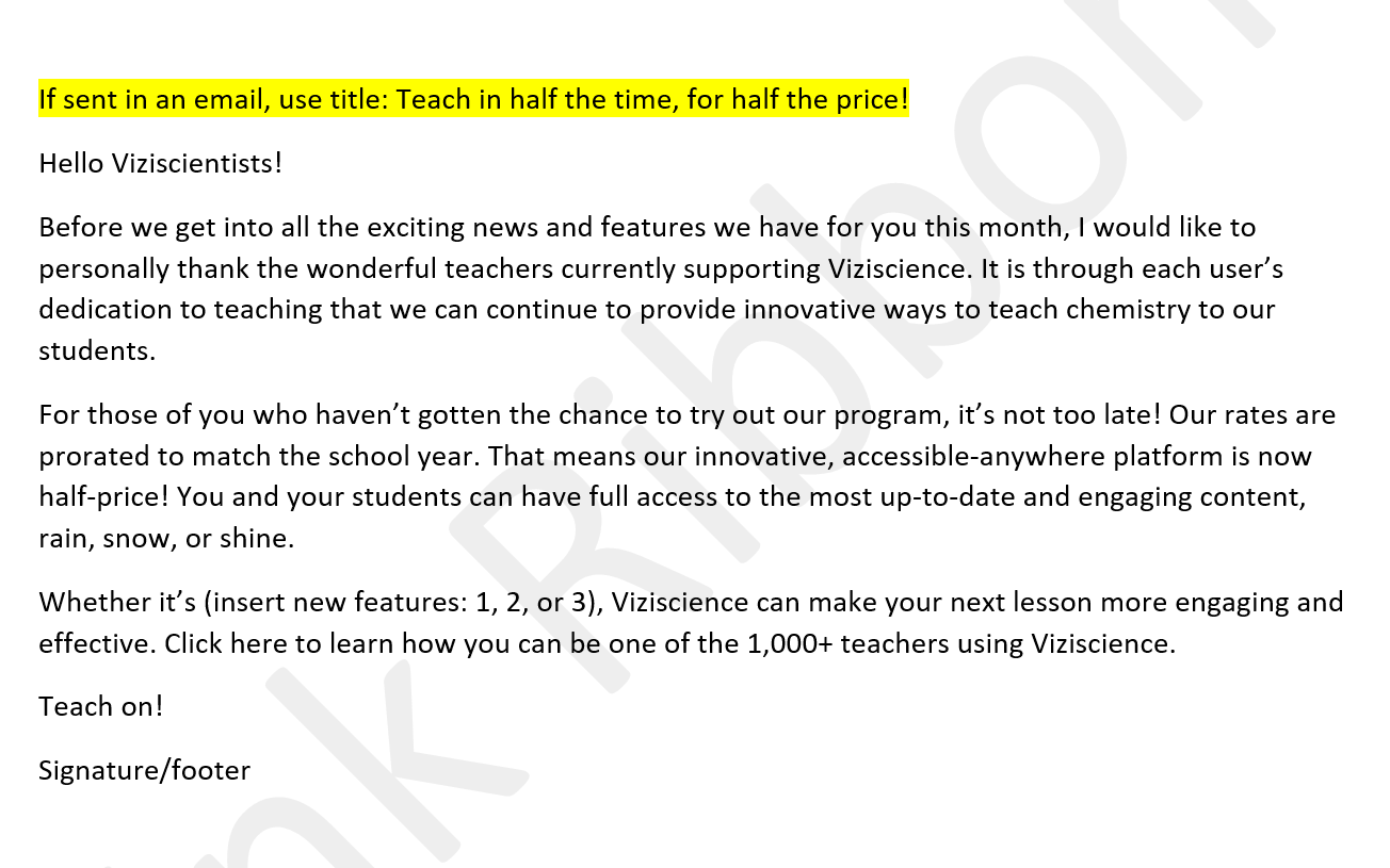 The Only Copywriting You Will Ever Need Ink Ribbon Viziscience