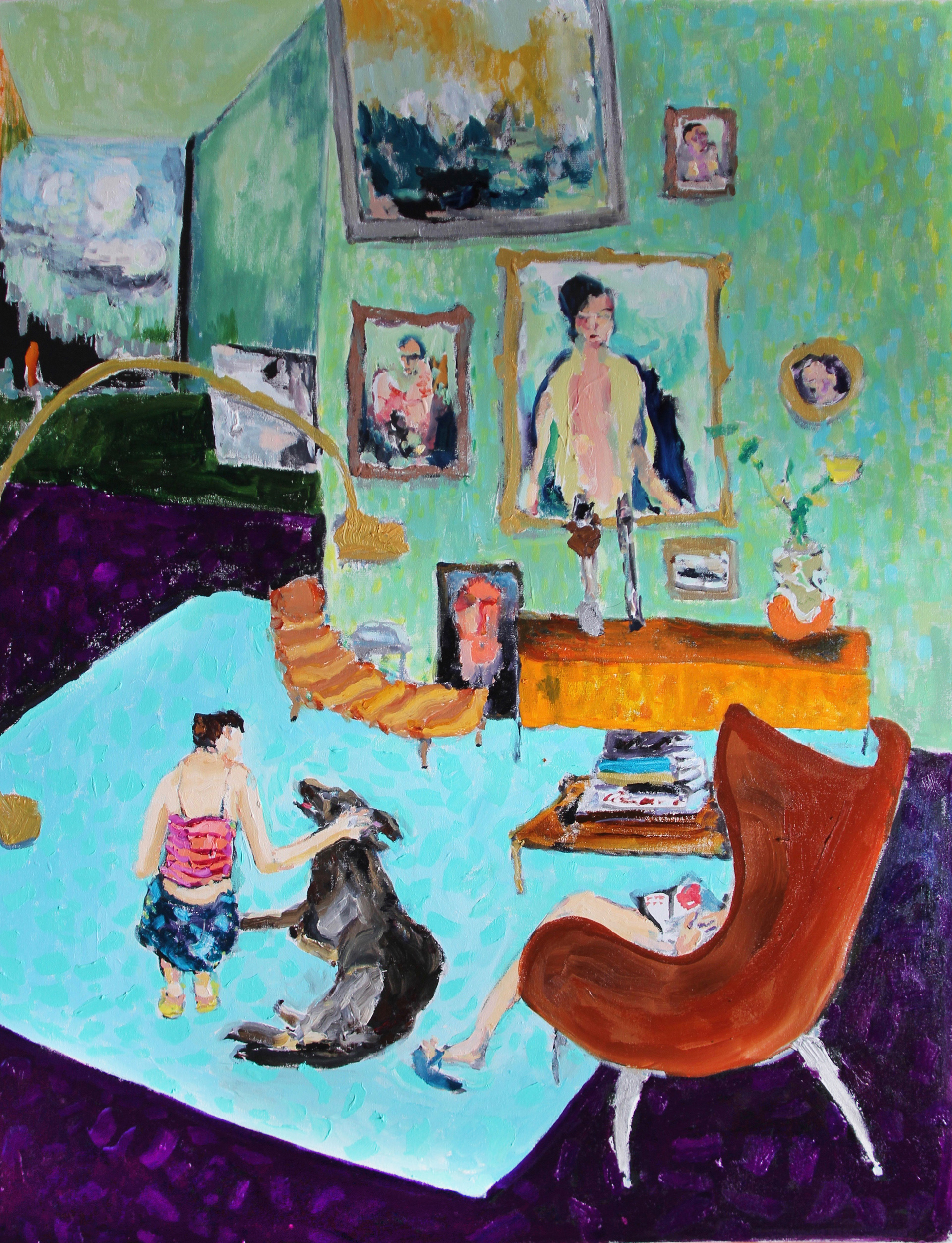 bradley wood people interiors painting