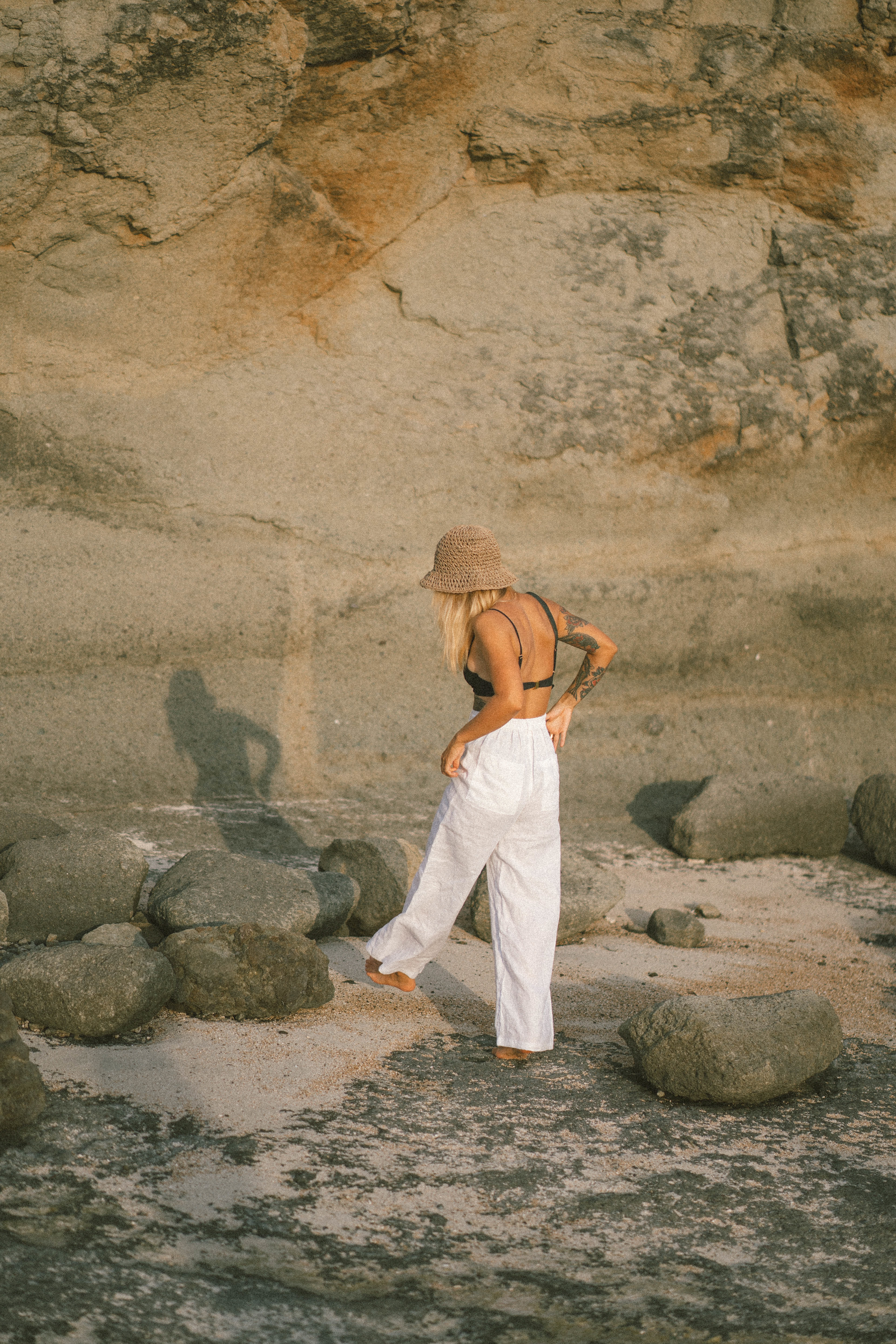 Izzy Pants in White