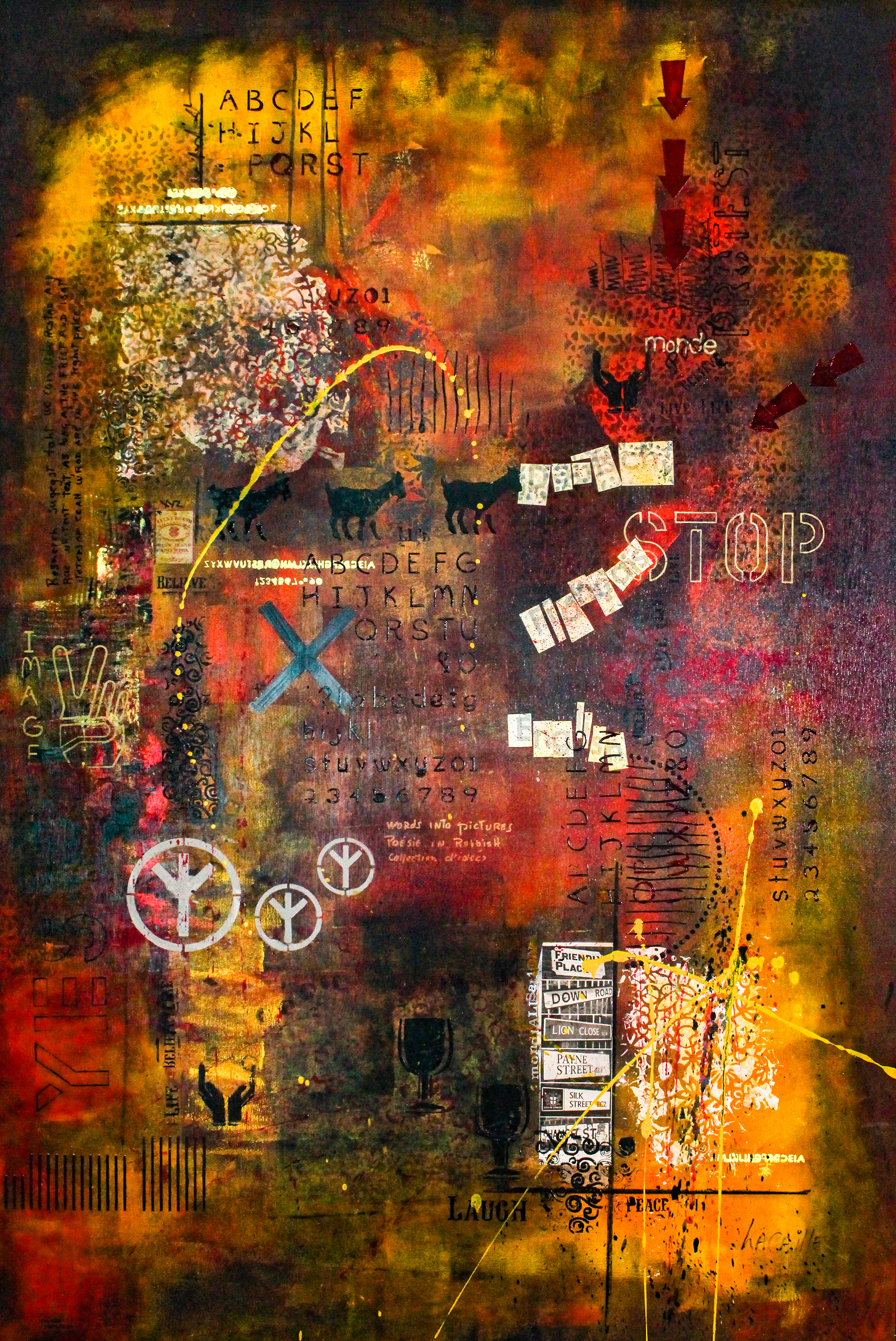Conflit eternel, 40 x 60