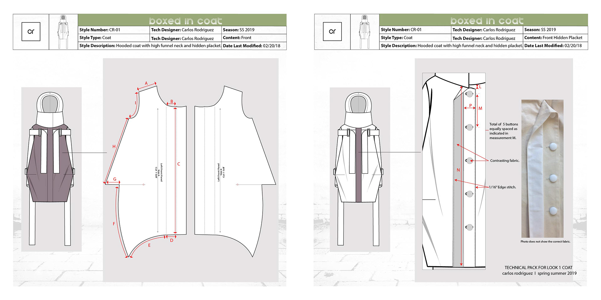 Look 1 Coat Tech Pack