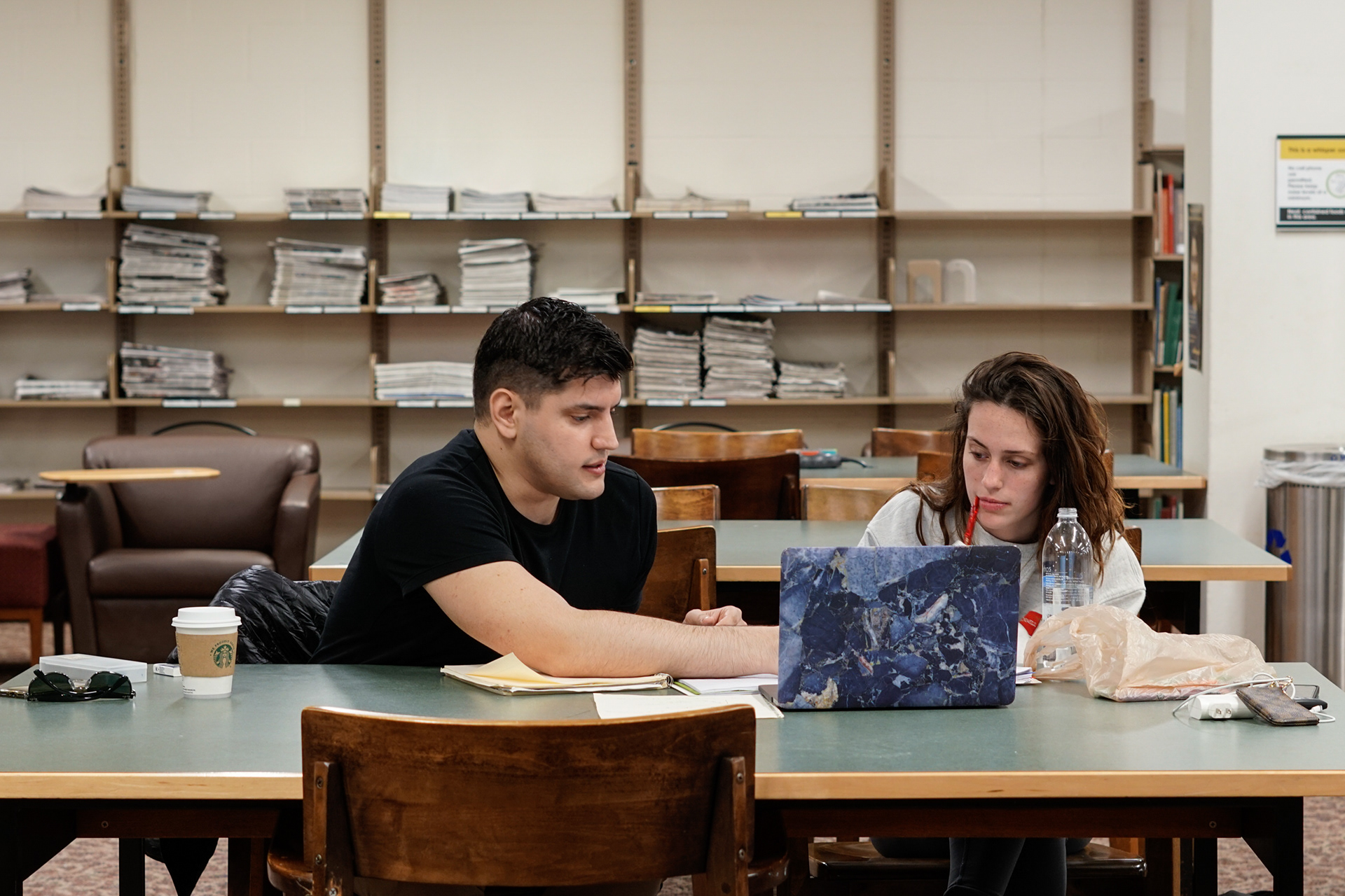 Students Cram for Finals 3/28/2019