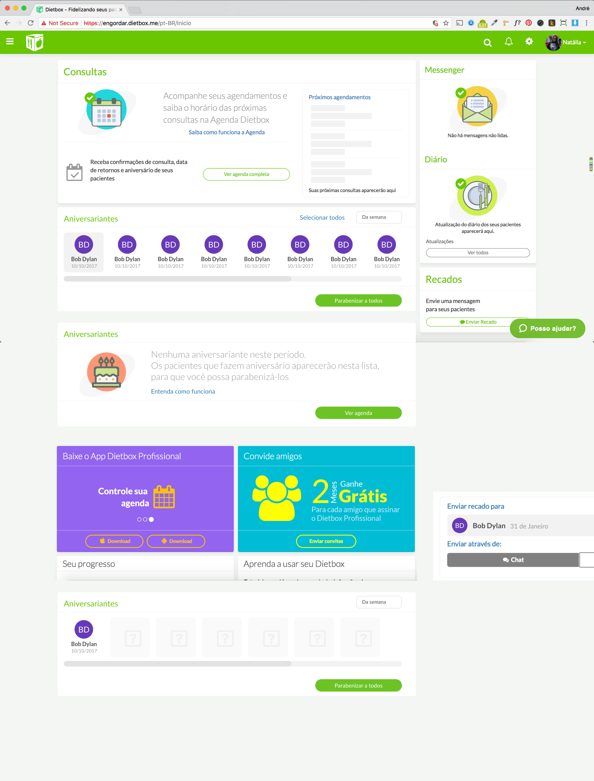 Empty States dashboard