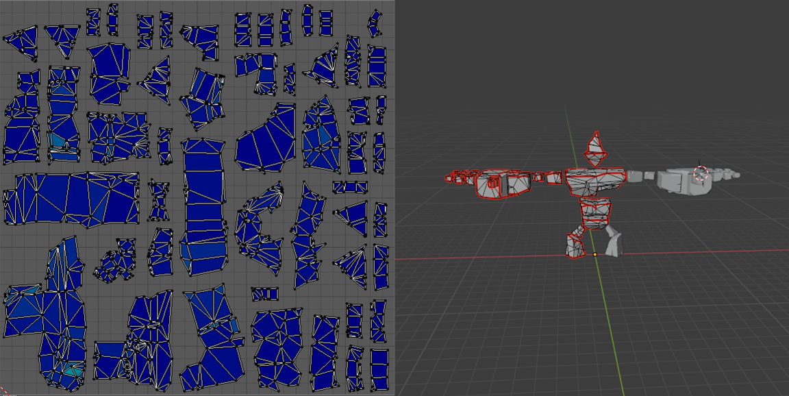 This is the unwrap of the whole character, arranged in a texture atlas.