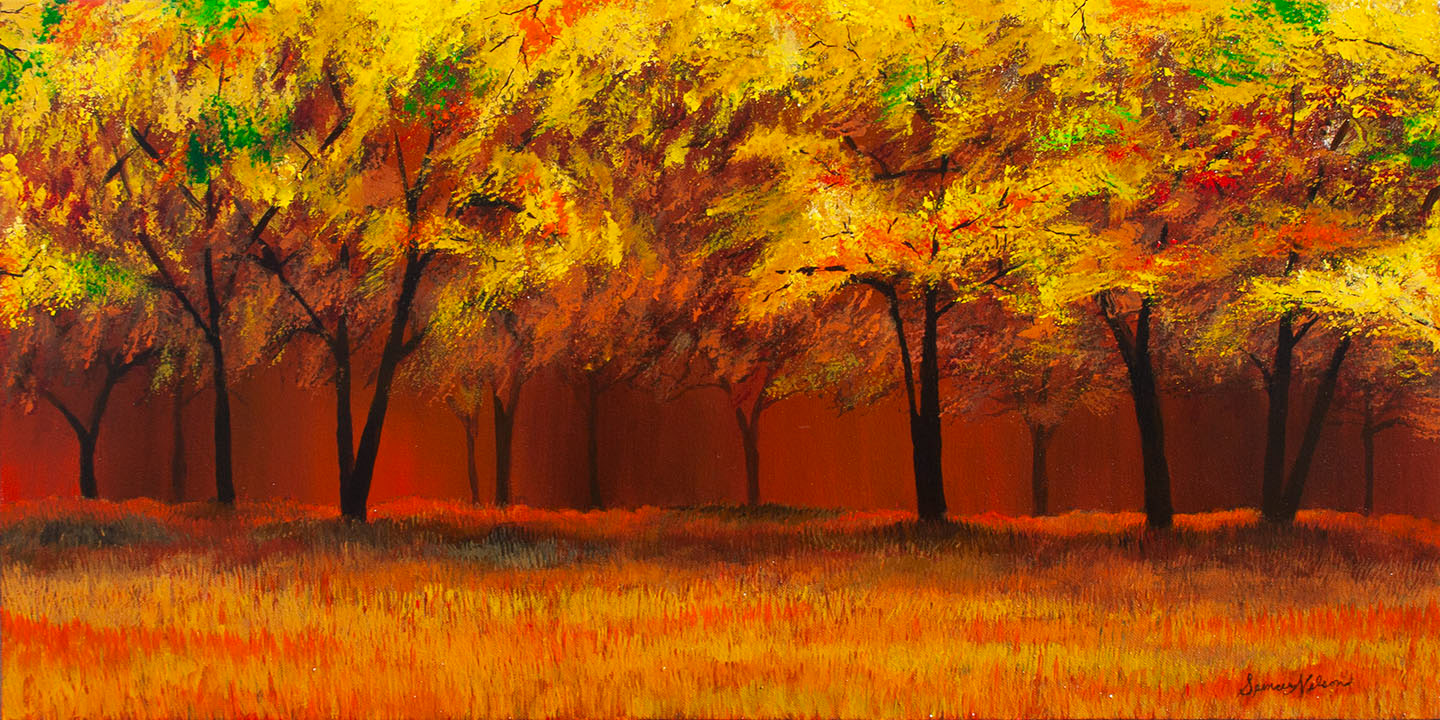 "Deep Autumn #2" Oil 12x24 $288