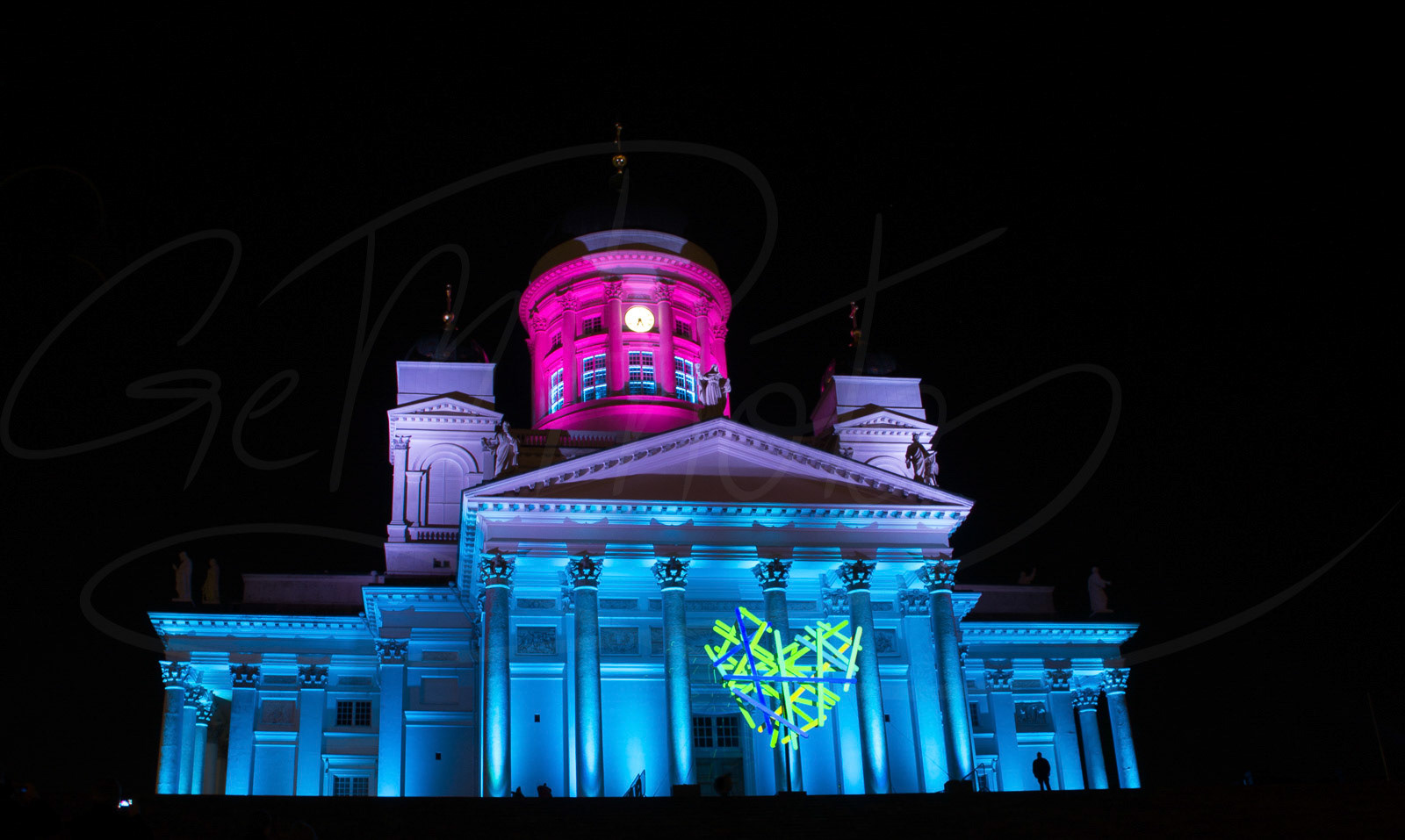 Helsinki light show
