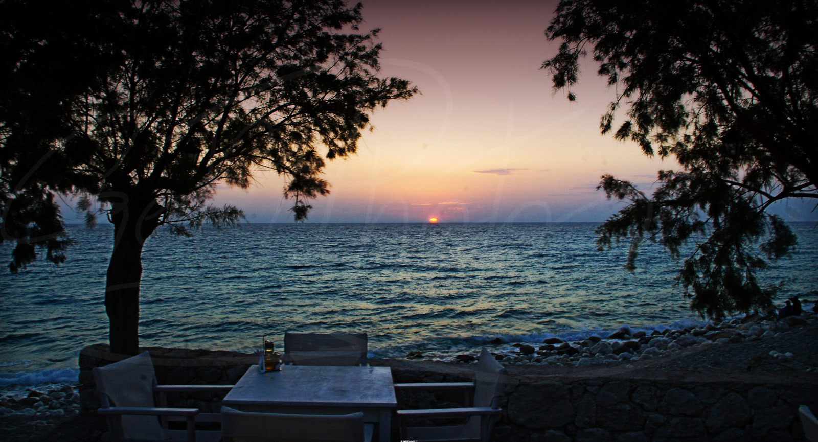 Dinner sunset