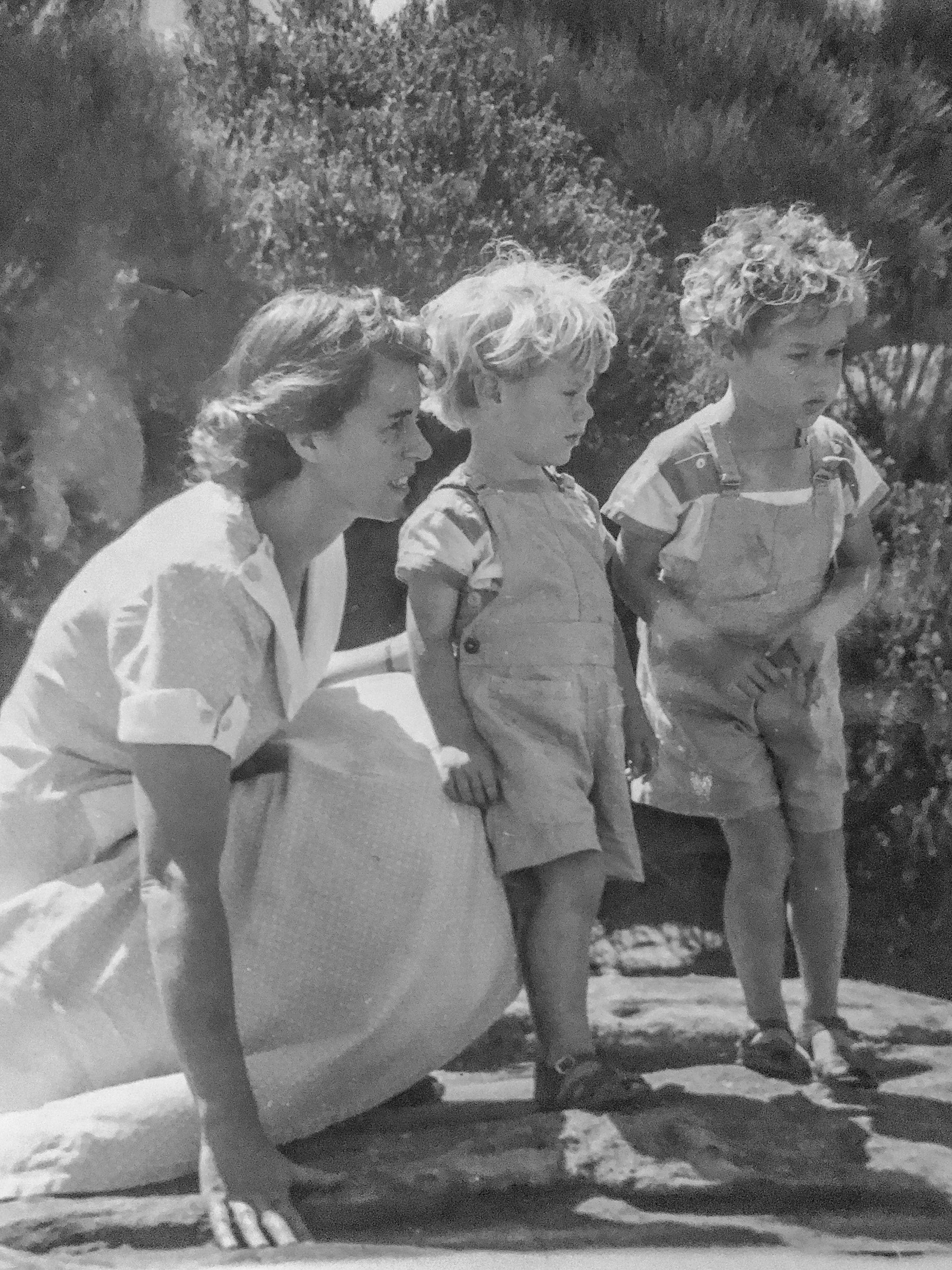 Mum, Bill and Paul, c1951