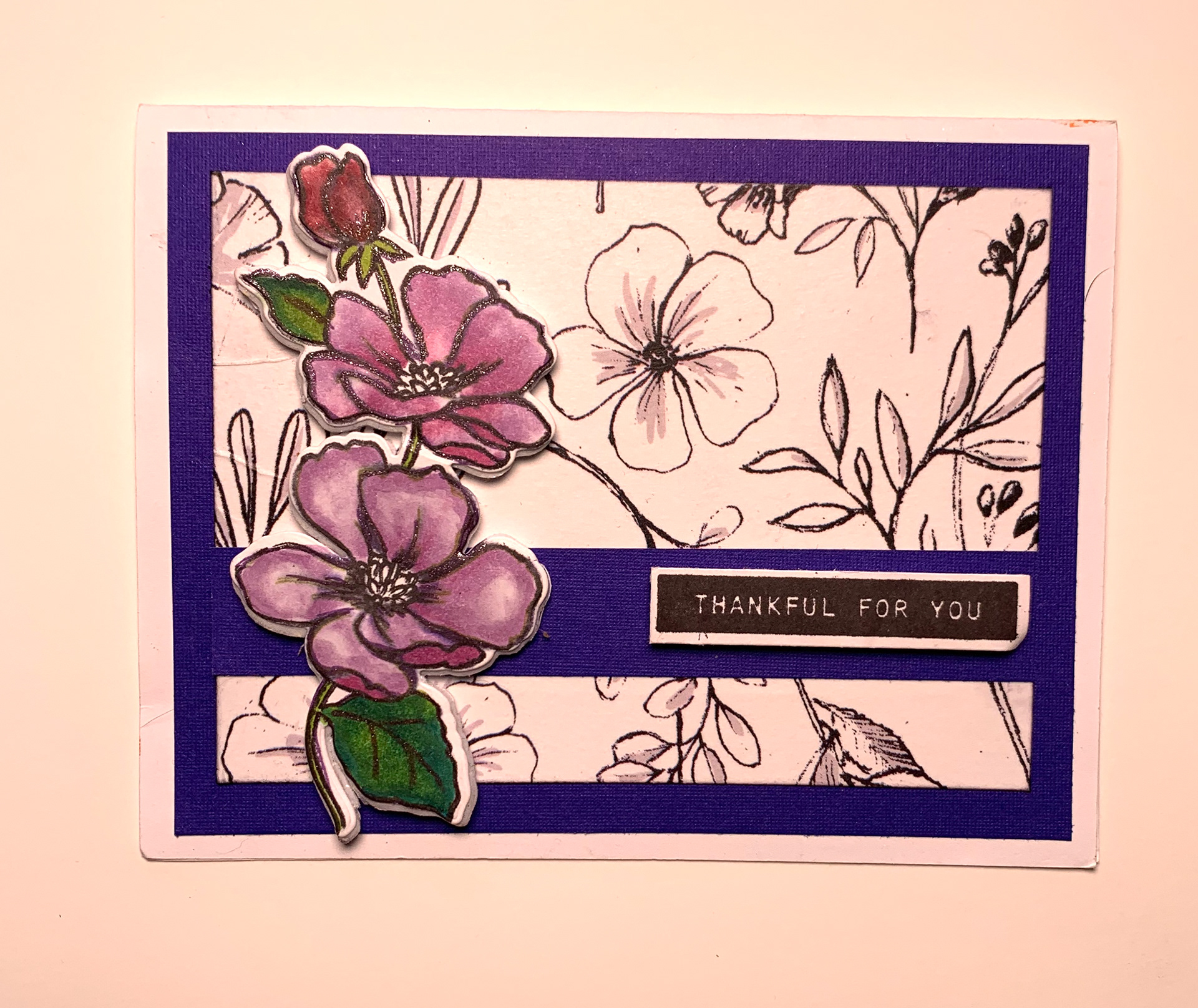 Combination of Washi Tape and waterColor Flowers.