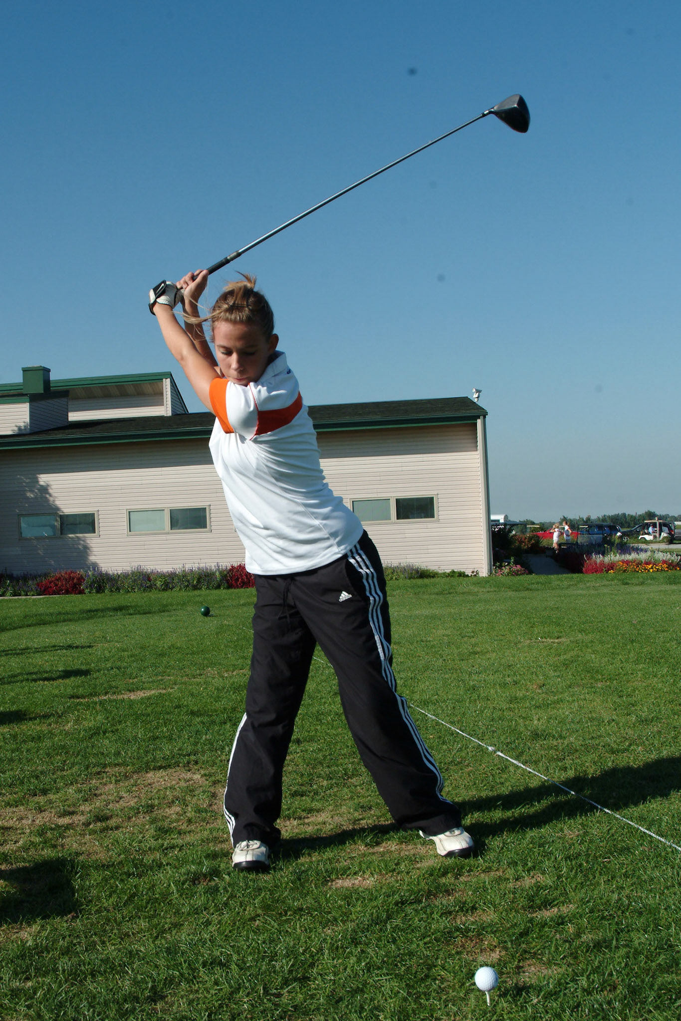 0917908tvmGGLFFTMICHAELS_4 Tony V. Martin HAMMOND-Wheeler bearcats golfer Brianne Michaels, junior, only started playing golf in her freshman year and is now their number 1 player.