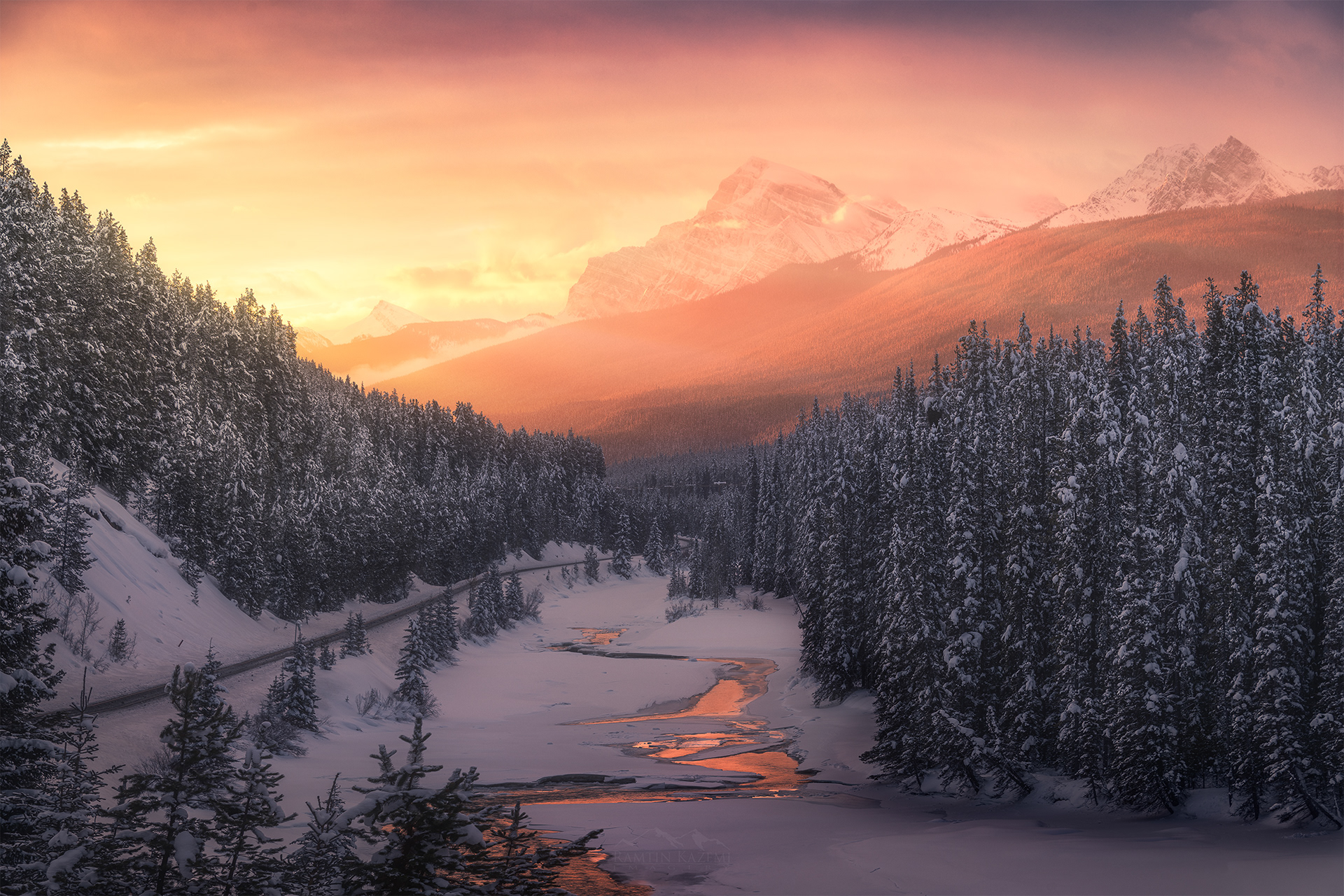 The Path Below - Canadian Rockies, Alberta