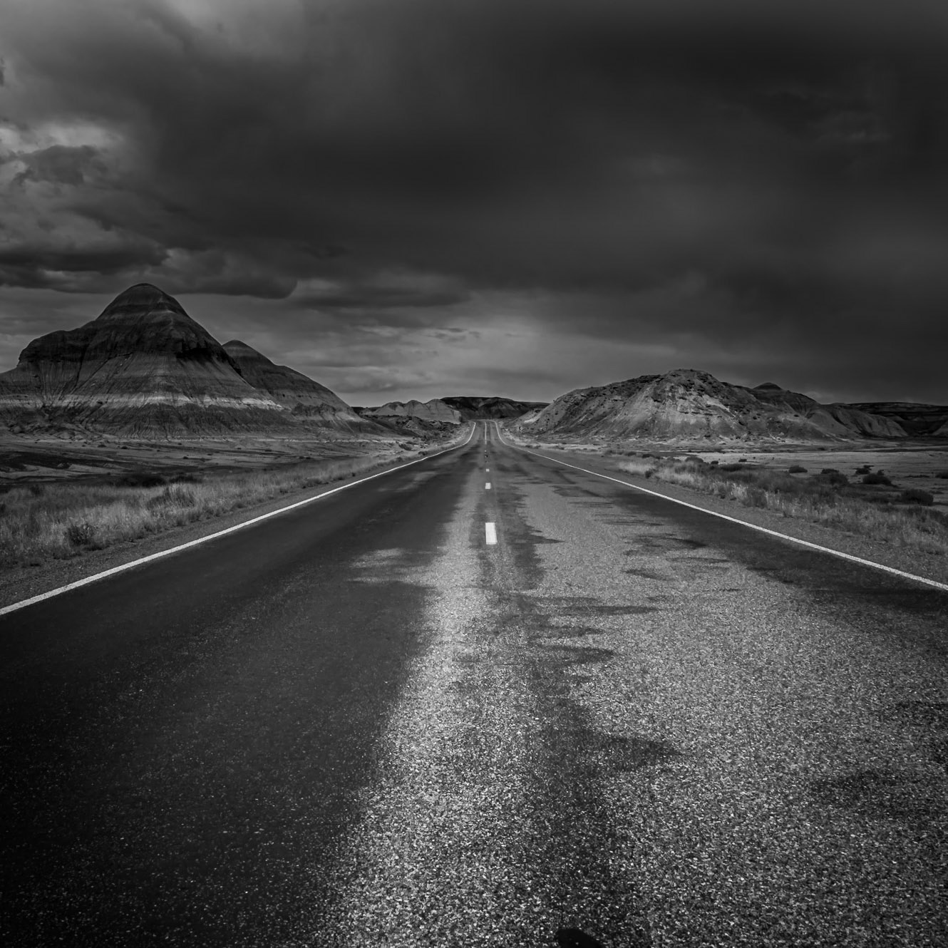 Passage Through The Painted Desert - in the Petrified Forest National Park