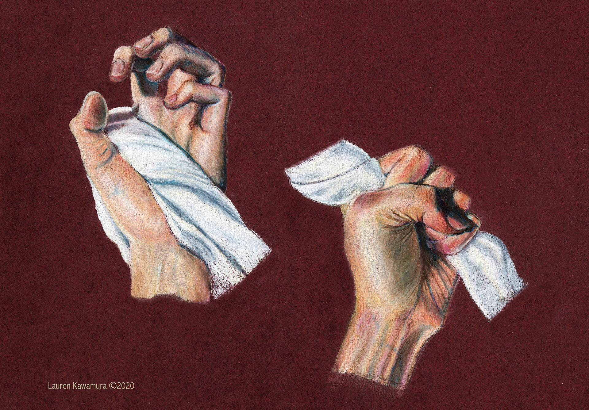 Hands by Lauren Kawamura.    ©Lauren Kawamura