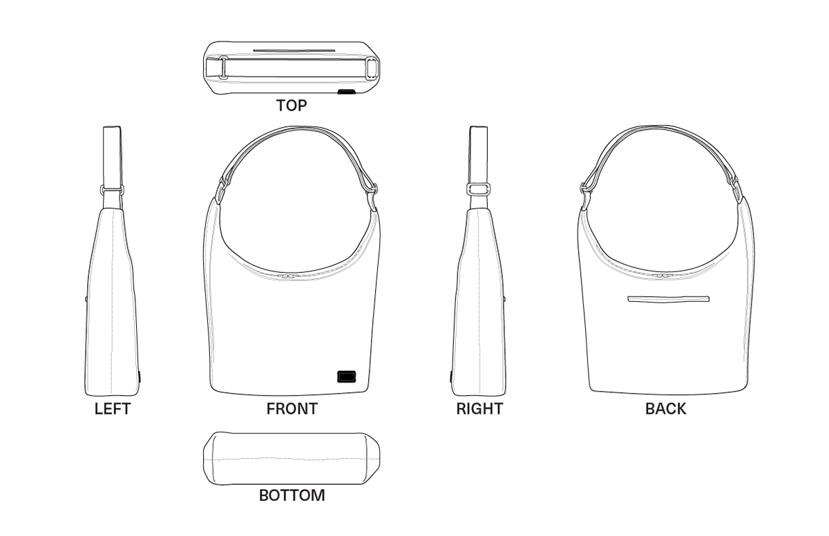 Mizuka Bazooka - Minimalist Messenger Bag Design