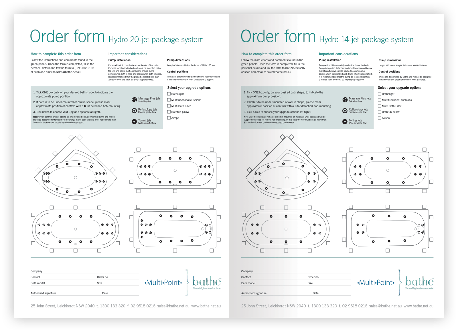 Double-page layout design.