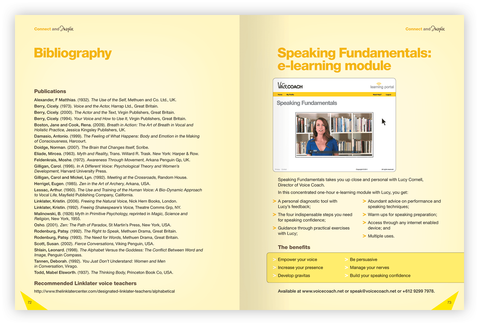 Double-page layout design.