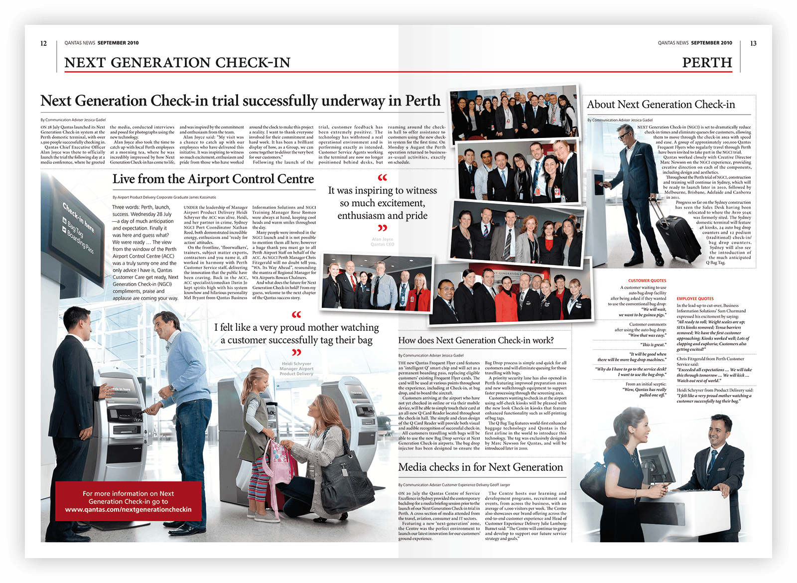 Double-page layout design.