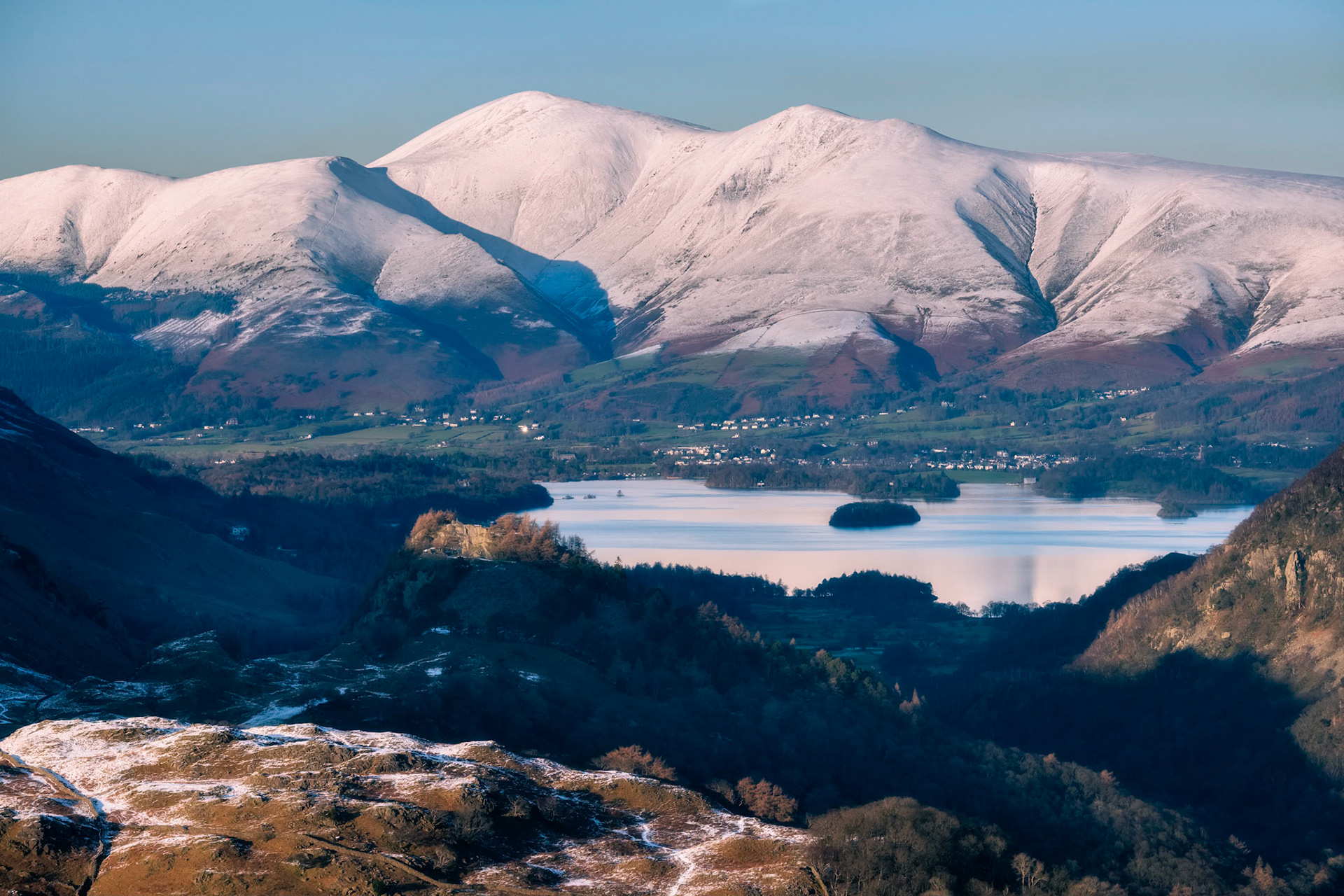 Look closely now. Skiddaw and Castle Crag