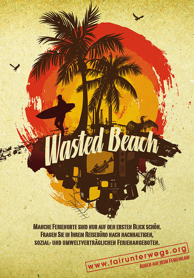 fairunterwegs.org Plakat Wasted Beach