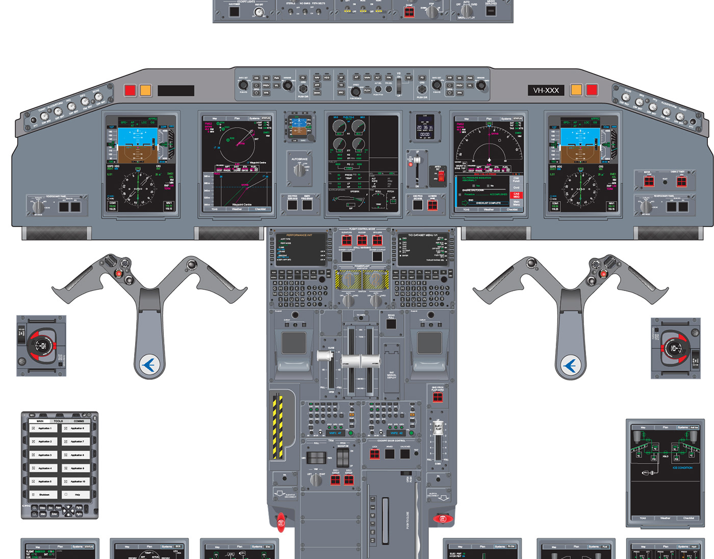 Embraer 190 Cockpit