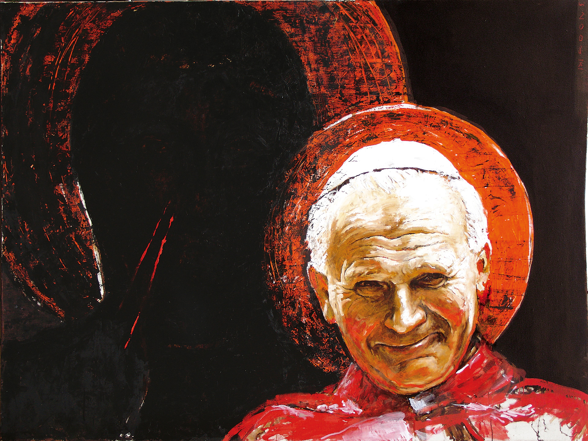 O to Matka moja-JPII_2008r__oil on canvas_115x160cm