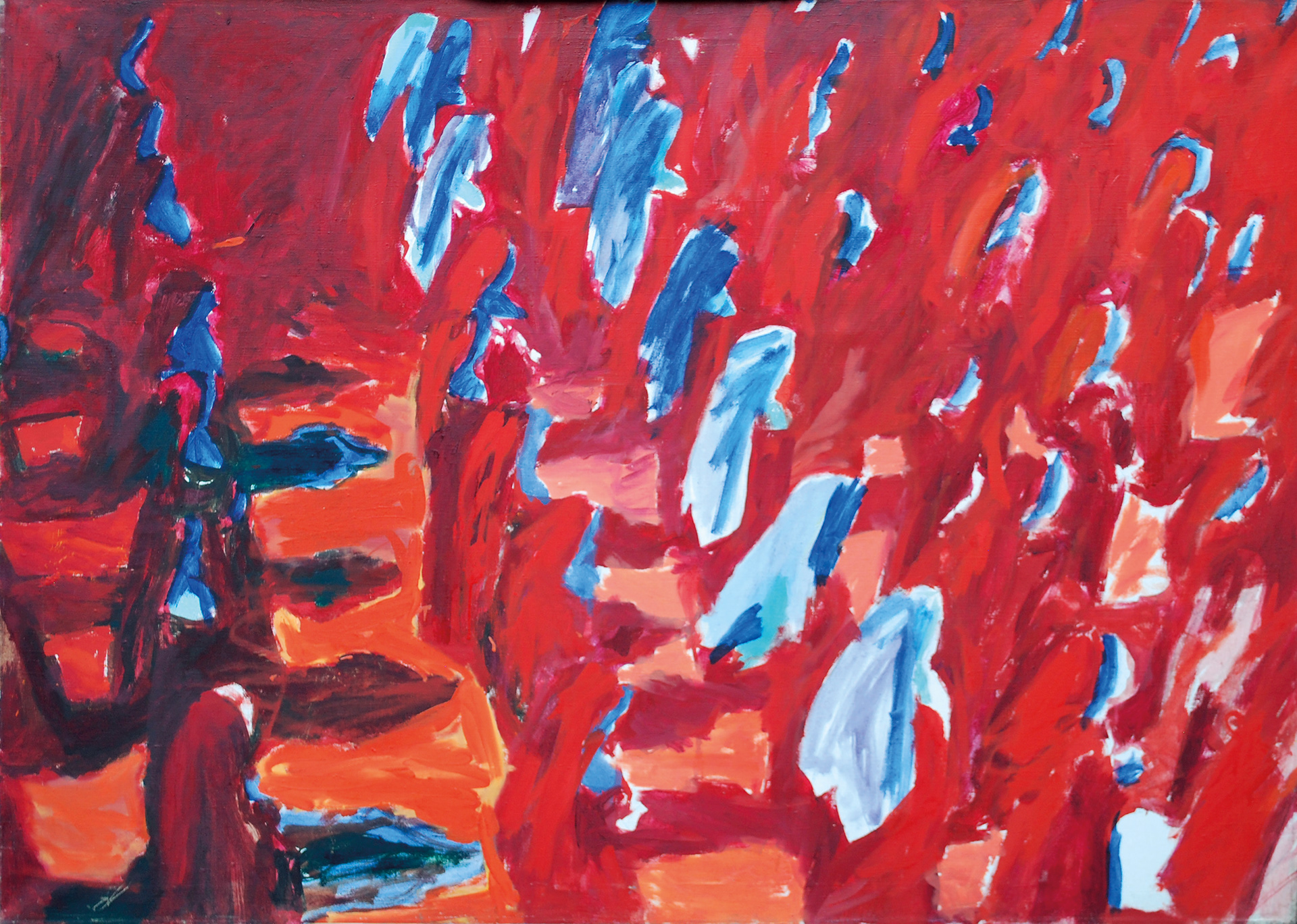 Procesje-04_olej na płótnie_100 x 140_1992