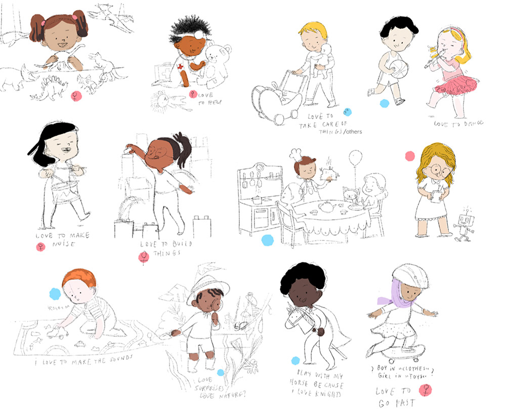 First Character Sketches