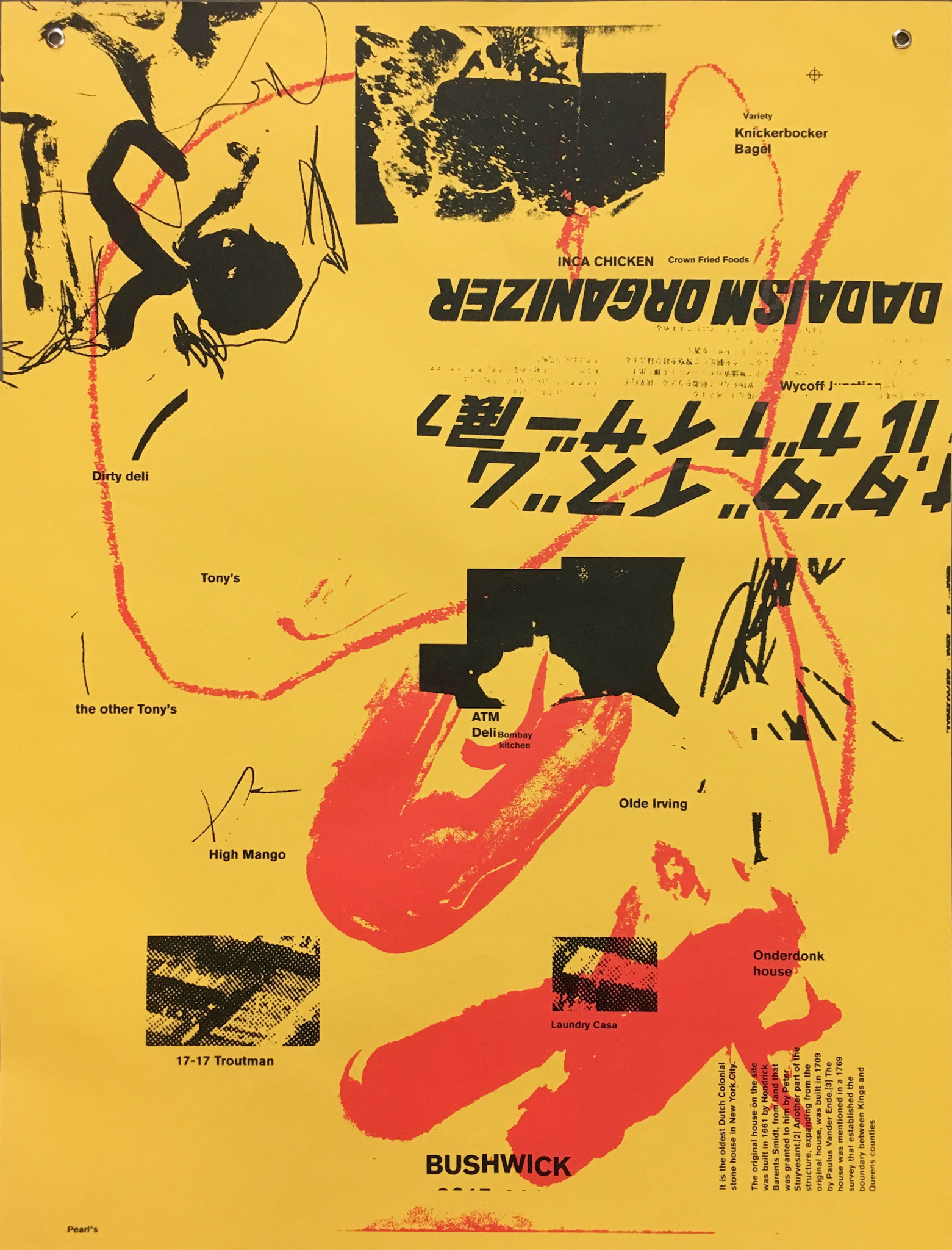 "Map of Bushwick" Screenprint, 2019