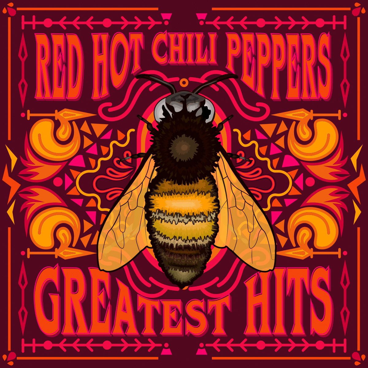 Red Hot Chili Peppers Album Design.
