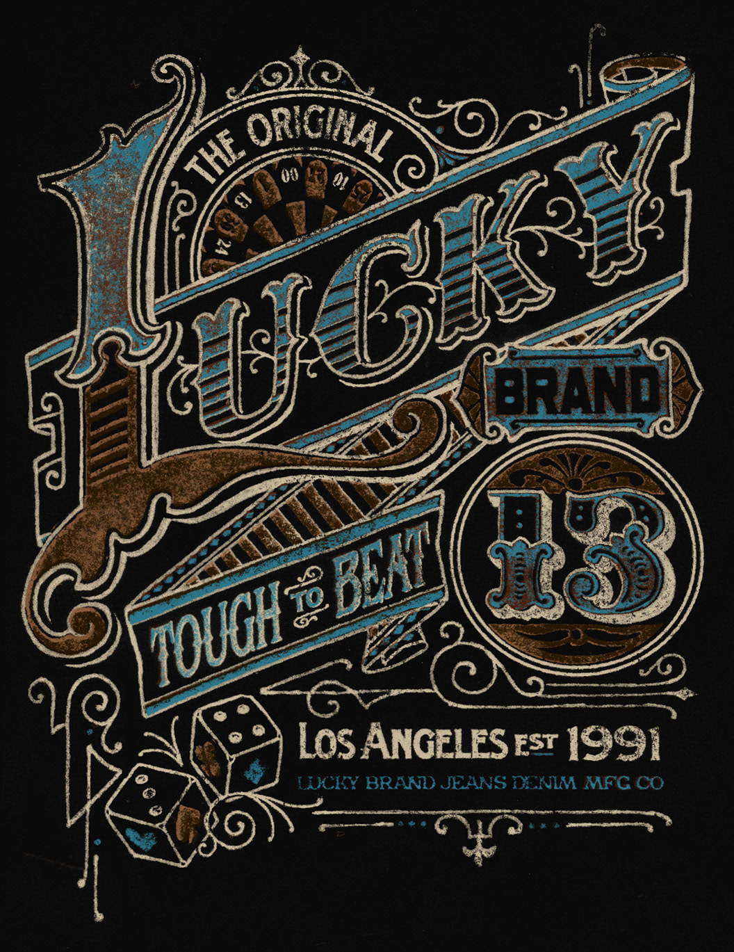 Michael Hinkle Graphic Design and Illustration - Lucky Brand T-shirt Designs