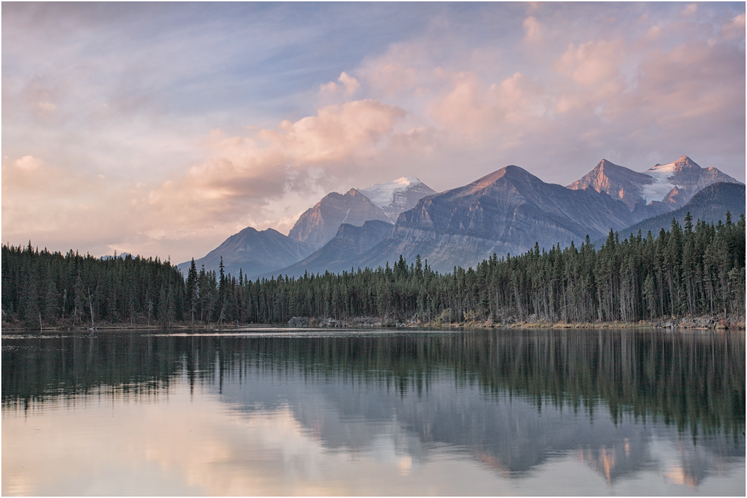 Dawn at Herbert Lake, Banff NP