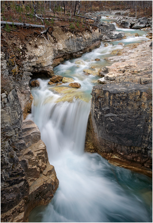 Tokumm Creek Falls, Marble Canyon, Kootenay NP. BC