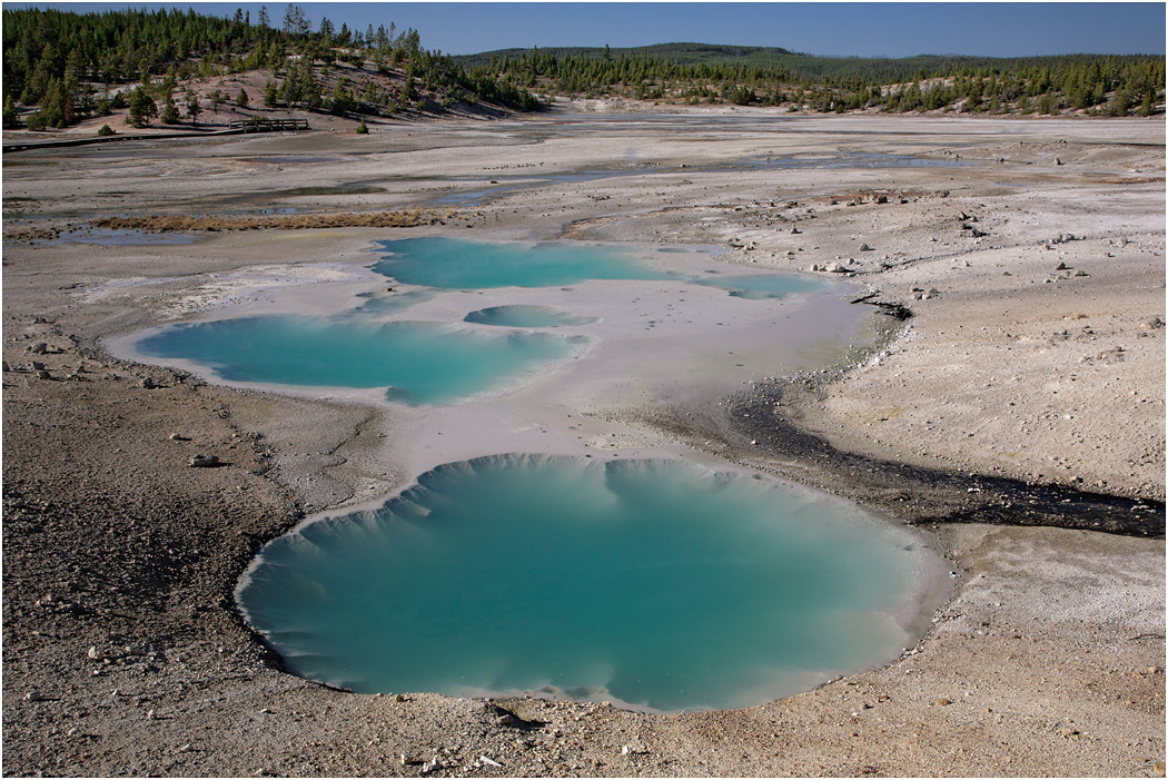 Colloidal Pools, Norris Basin, Yellowstone