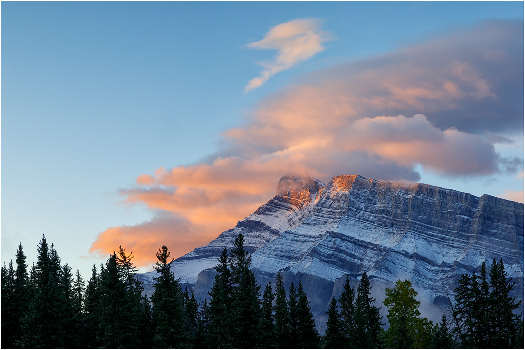 Sunrise, Mt. Rundle, Banff, Alberta