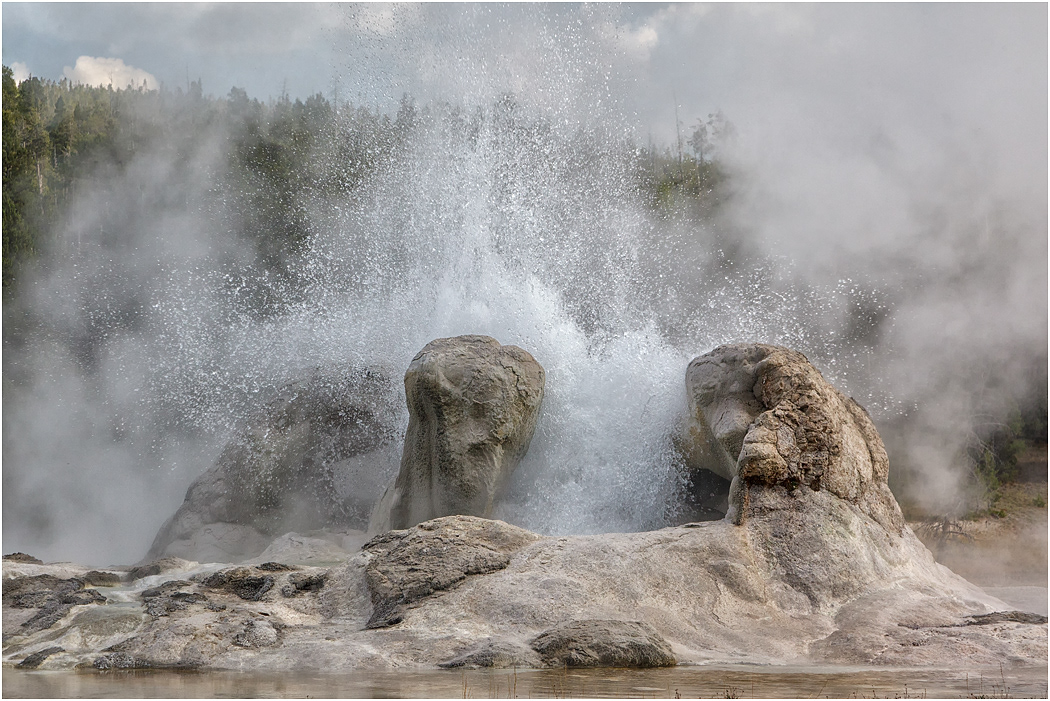 Grotto Geyser, Upper Geyser Basin, Yellowstone NP