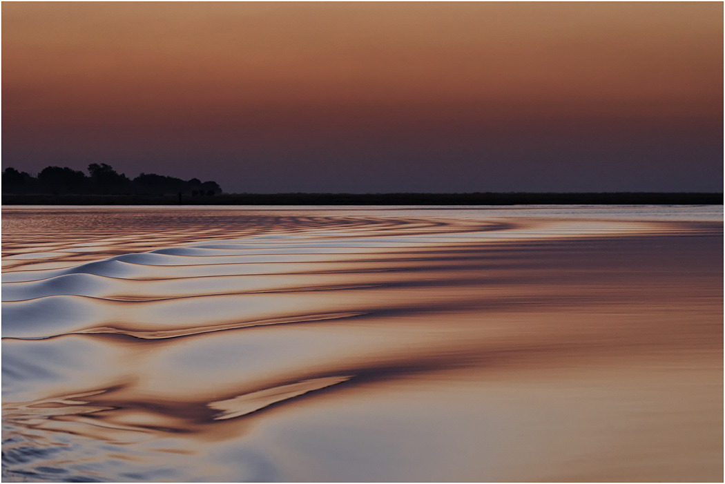 Chobe River after sunset - Botswana